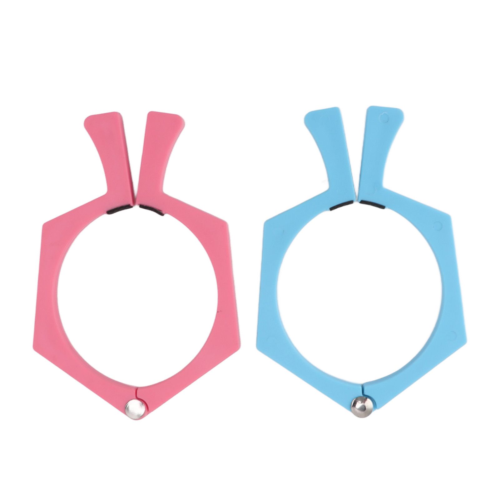 2PCS Sublimation Cup Clamp ABS Nonslip Tumbler Wrapping Clamp for Sublimation Paper Tumblers Pink and Blue - Image 1