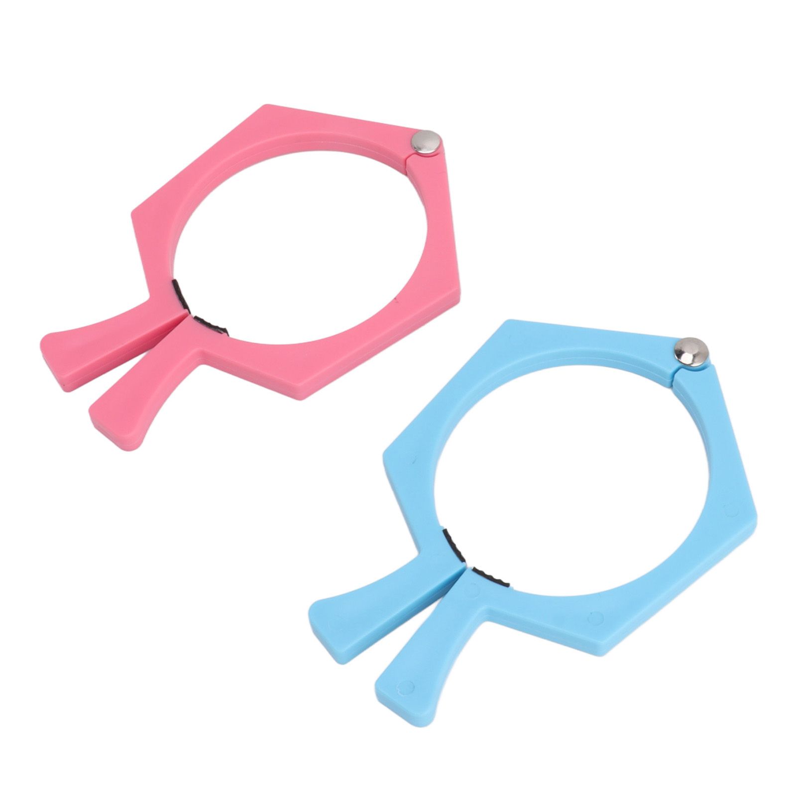 2PCS Sublimation Cup Clamp ABS Nonslip Tumbler Wrapping Clamp for Sublimation Paper Tumblers Pink and Blue - Image 3