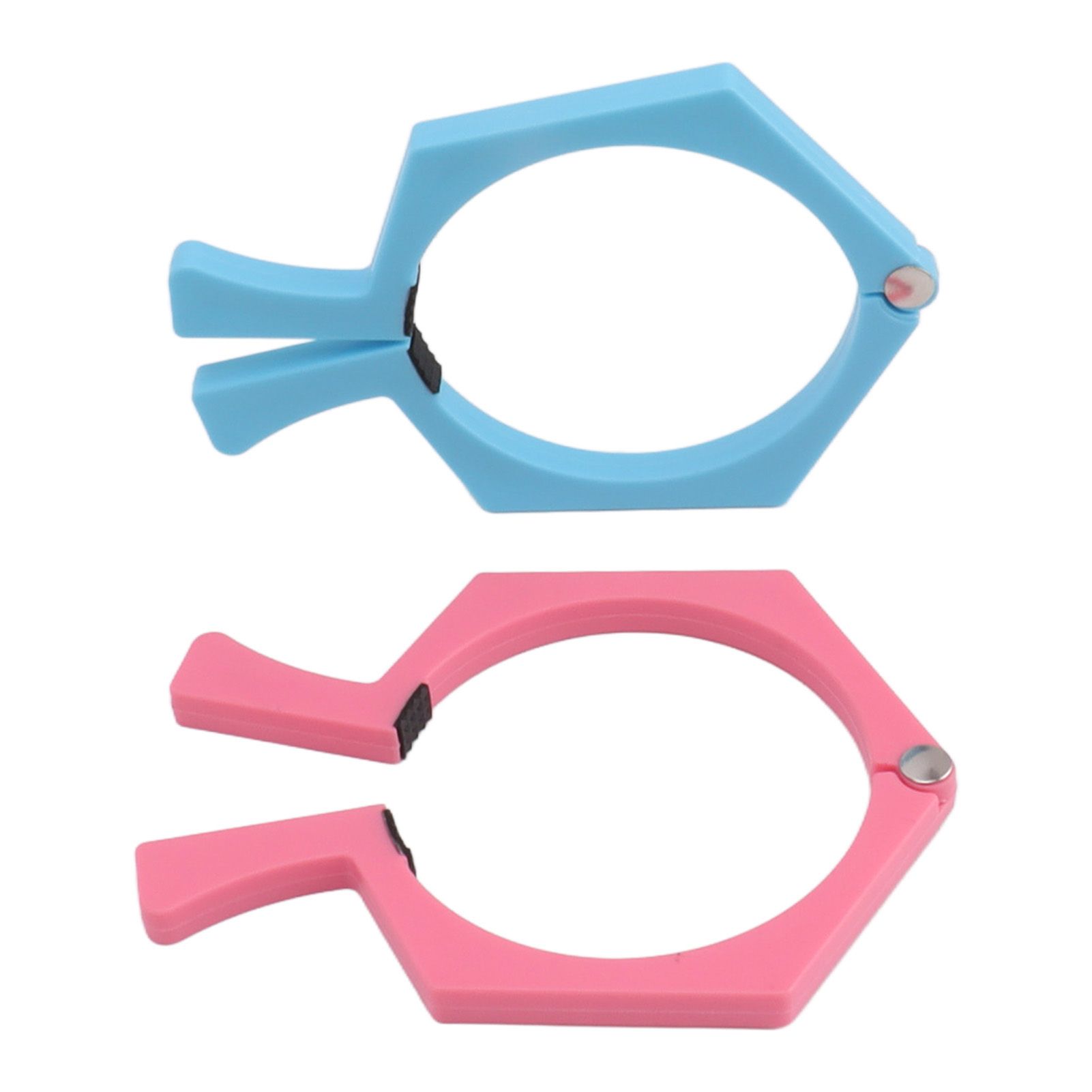 2PCS Sublimation Cup Clamp ABS Nonslip Tumbler Wrapping Clamp for Sublimation Paper Tumblers Pink and Blue - Image 5