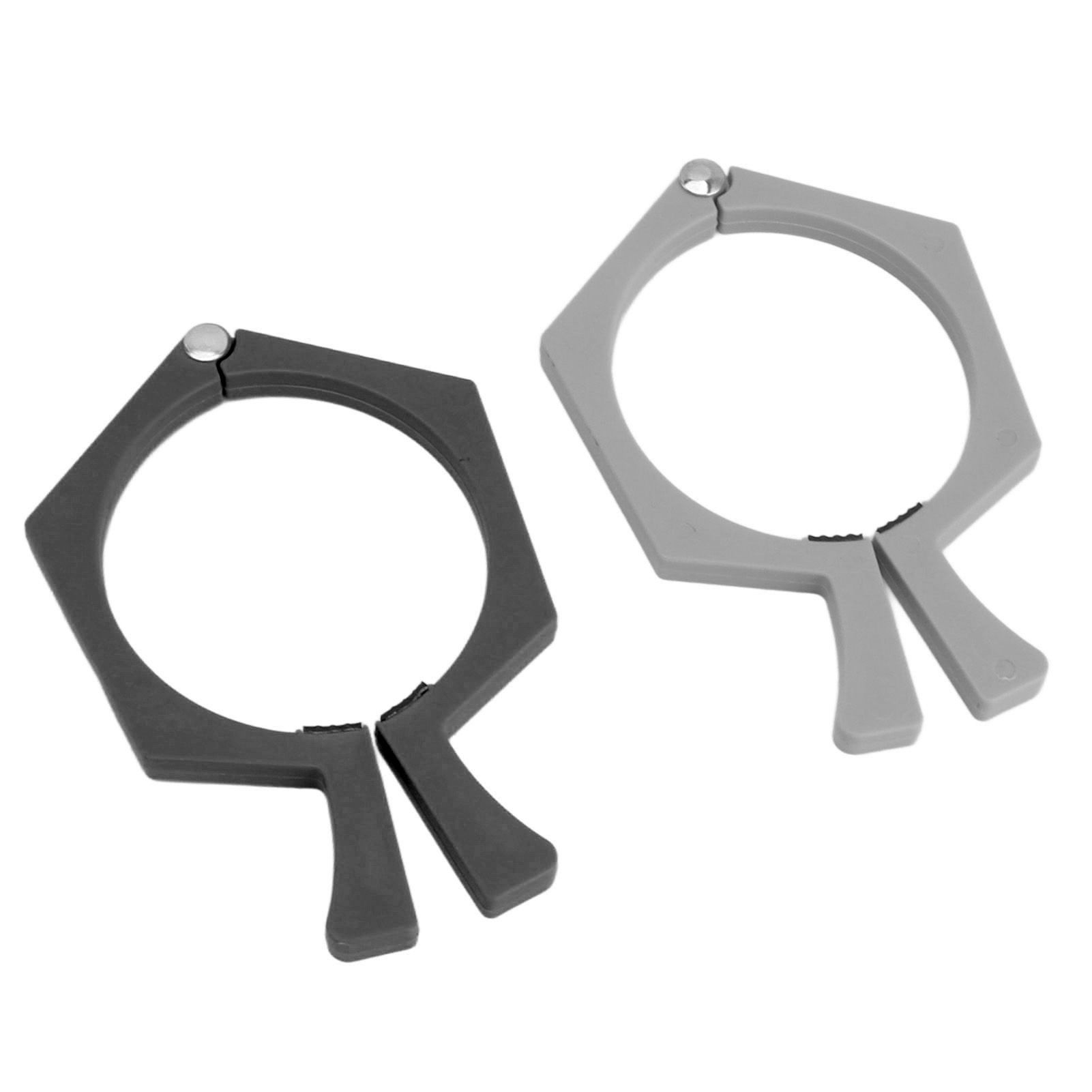 2PCS Sublimation Cup Clamp ABS Nonslip Tumbler Wrapping Clamp for Sublimation Paper Tumblers Black and Grey - Image 7