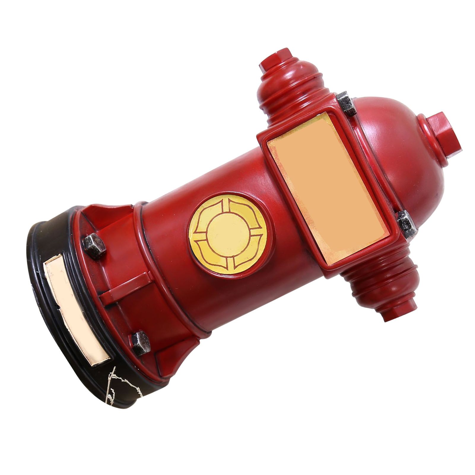 Piggy Bank Retro Fire Hydrant Piggy Bank Fire Hydrant Money Coins Box Unique Money Savings Jar Home Decoration Red - Image 3
