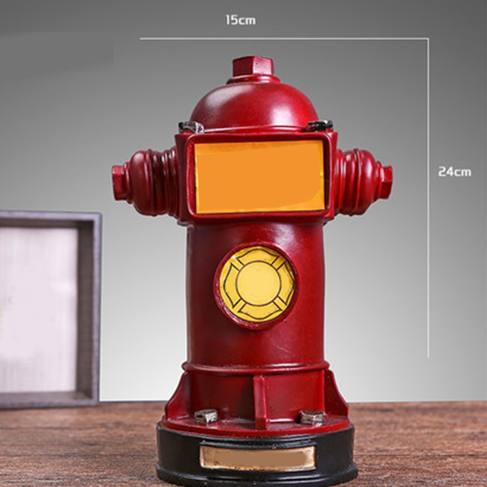 Piggy Bank Retro Fire Hydrant Piggy Bank Fire Hydrant Money Coins Box Unique Money Savings Jar Home Decoration Red - Image 7