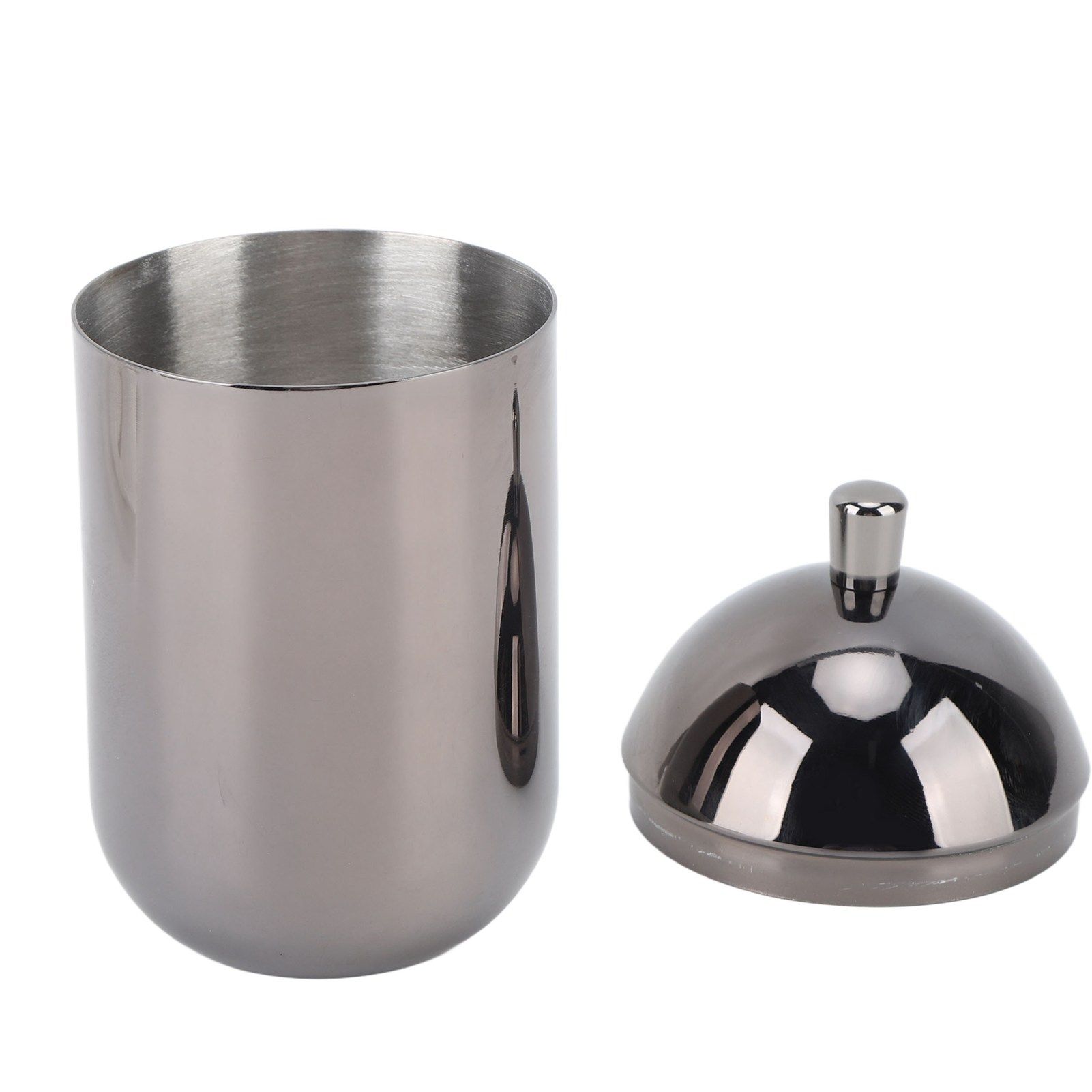 Stainless Steel Cotton Swab Holders Durable Multi Purpose Dustproof Cute Cotton Swab Canisters for Home Bathroom - Image 2