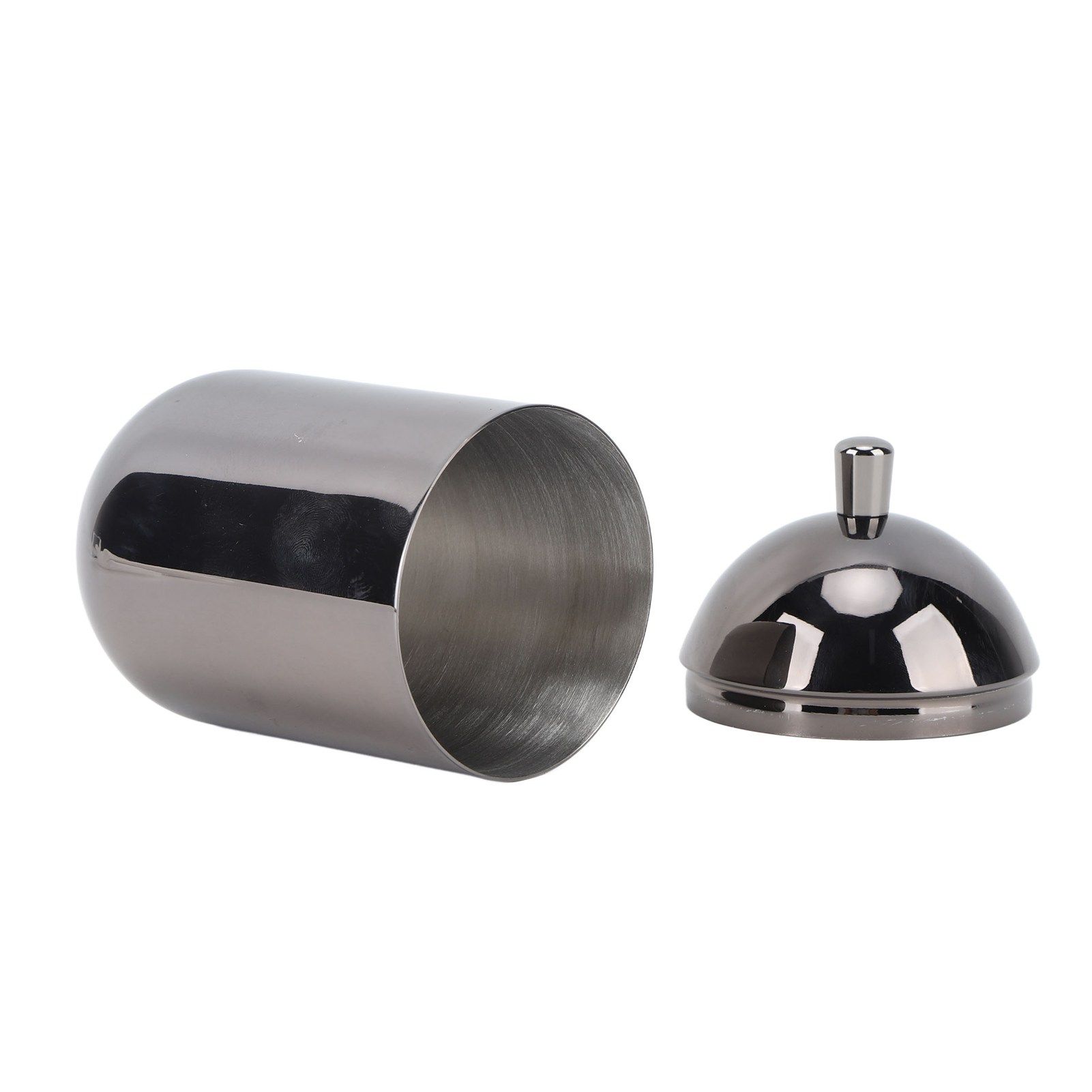 Stainless Steel Cotton Swab Holders Durable Multi Purpose Dustproof Cute Cotton Swab Canisters for Home Bathroom - Image 3