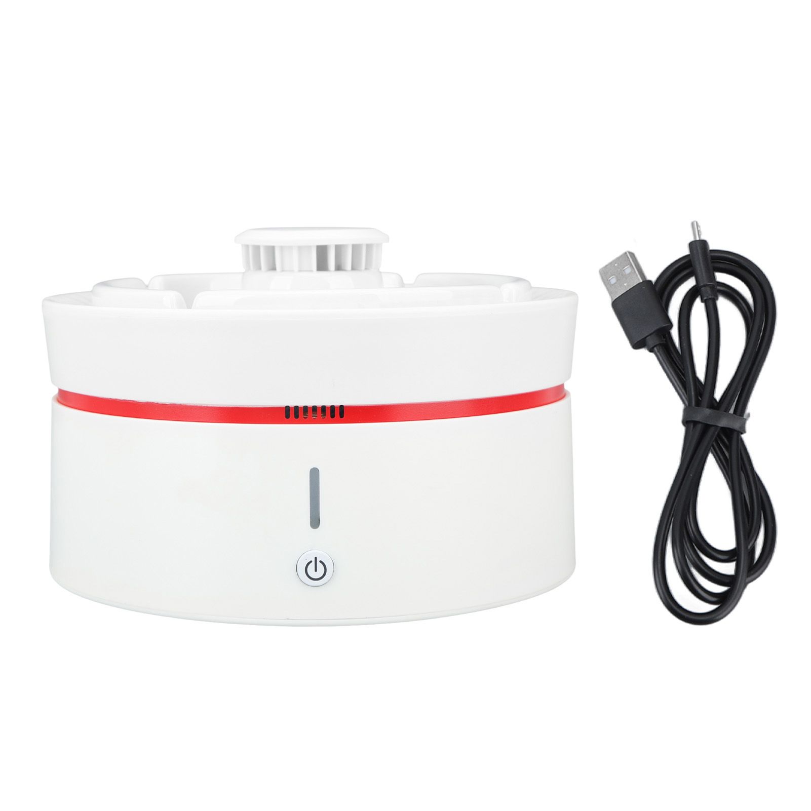 Air Purifier Ashtray Smell PM2.5 Removal 4000mAh USB Rechargeable Smokeless Ashtray for Office Family Bar Car White - Image 1