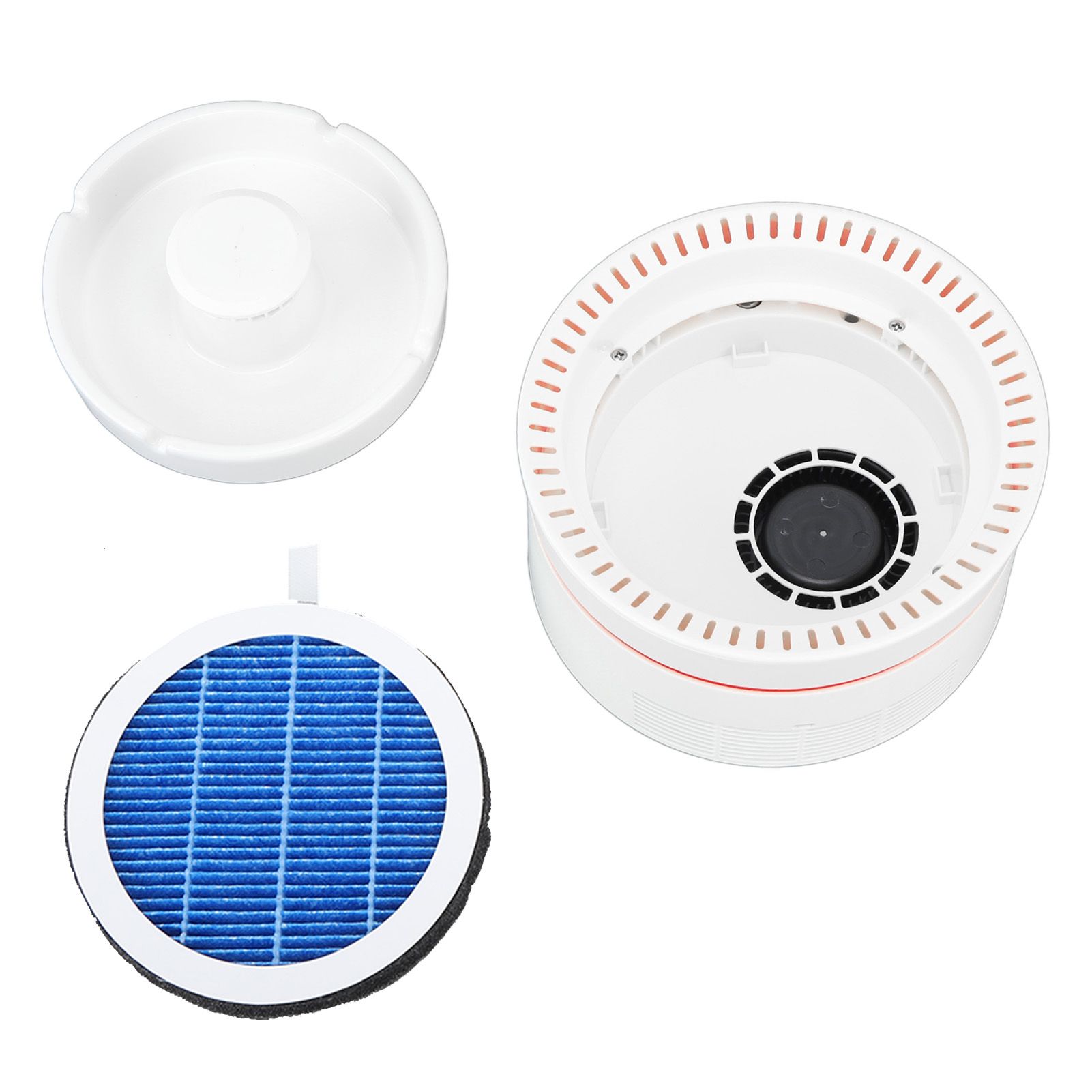 Air Purifier Ashtray Smell PM2.5 Removal 4000mAh USB Rechargeable Smokeless Ashtray for Office Family Bar Car White - Image 5