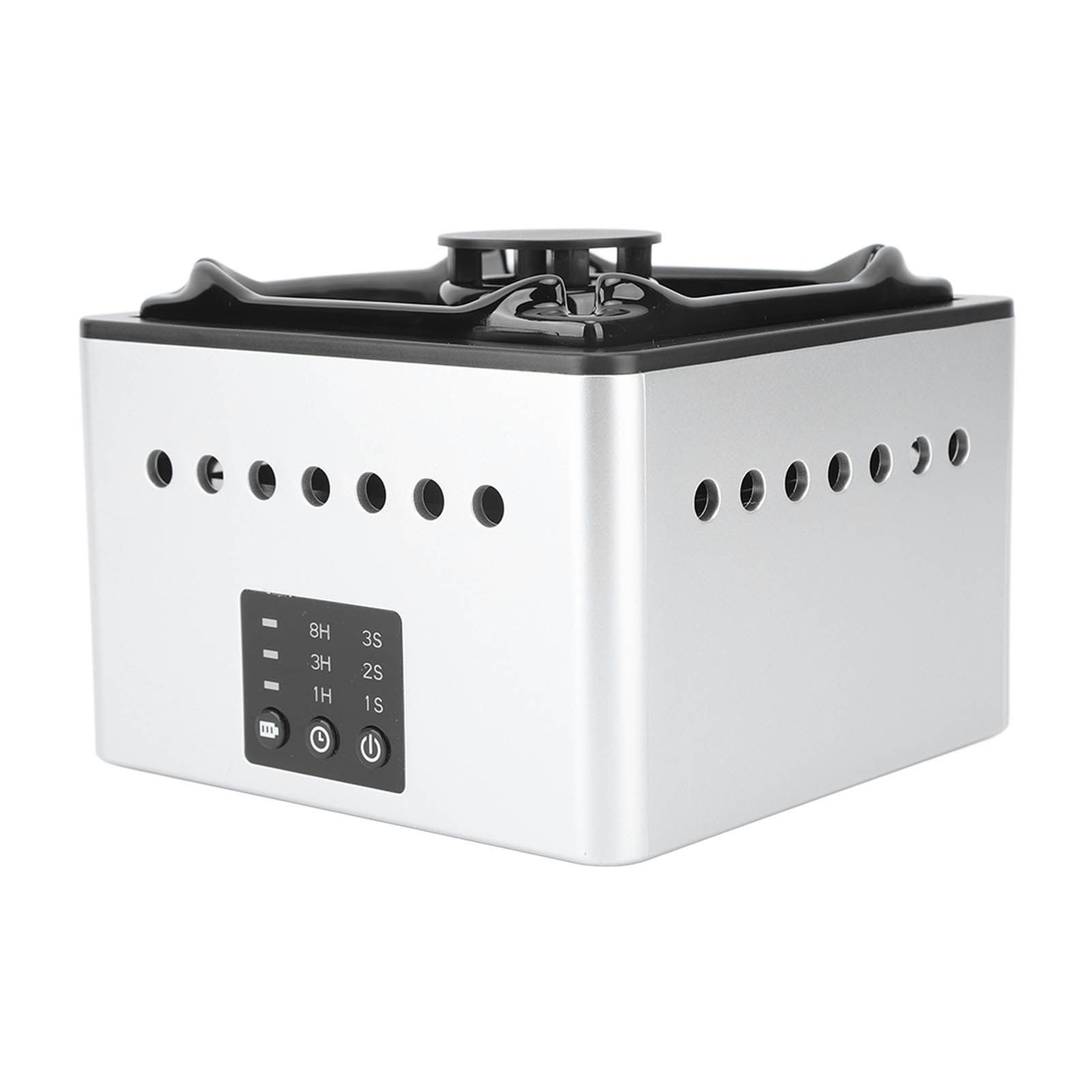 Smokeless Ashtray Air Purifier Function Negative Ion USB Charge 8000mAh Battery Smoke Grabber for Family Office Bar Black - Image 3