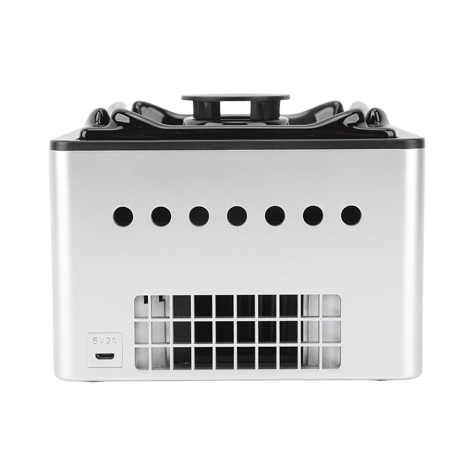 Smokeless Ashtray Air Purifier Function Negative Ion USB Charge 8000mAh Battery Smoke Grabber for Family Office Bar Black - Image 5