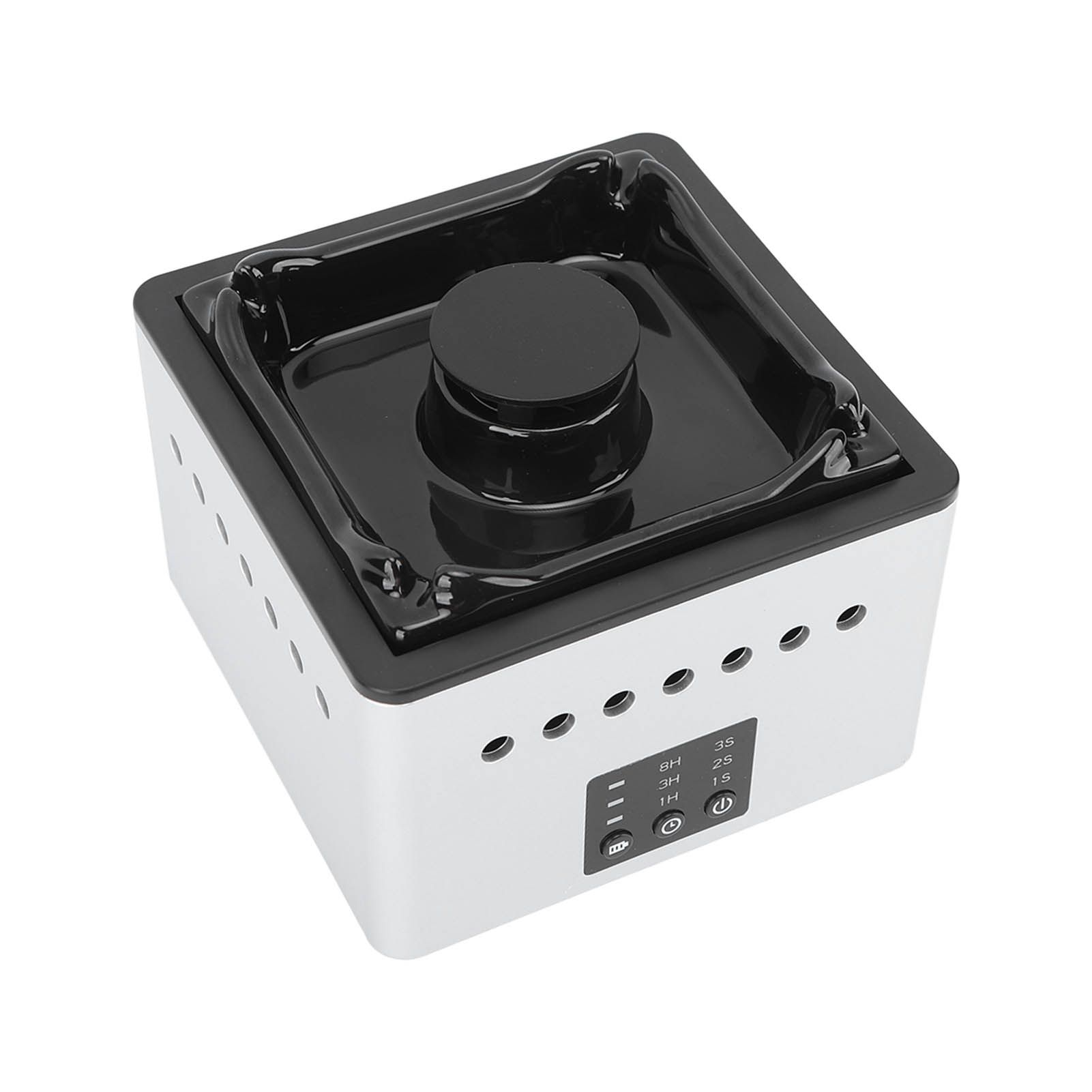 Smokeless Ashtray Air Purifier Function Negative Ion USB Charge 8000mAh Battery Smoke Grabber for Family Office Bar Black - Image 7