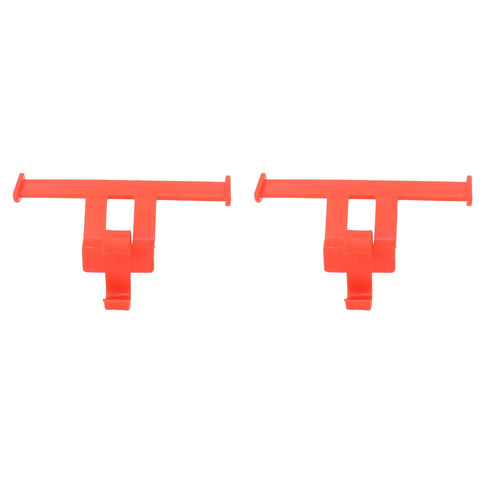 1 Pair Clogs Shoes Tail Wing Decor ABS Slippers Tail Fin Decoration Pendant Ornament Red - Image 6
