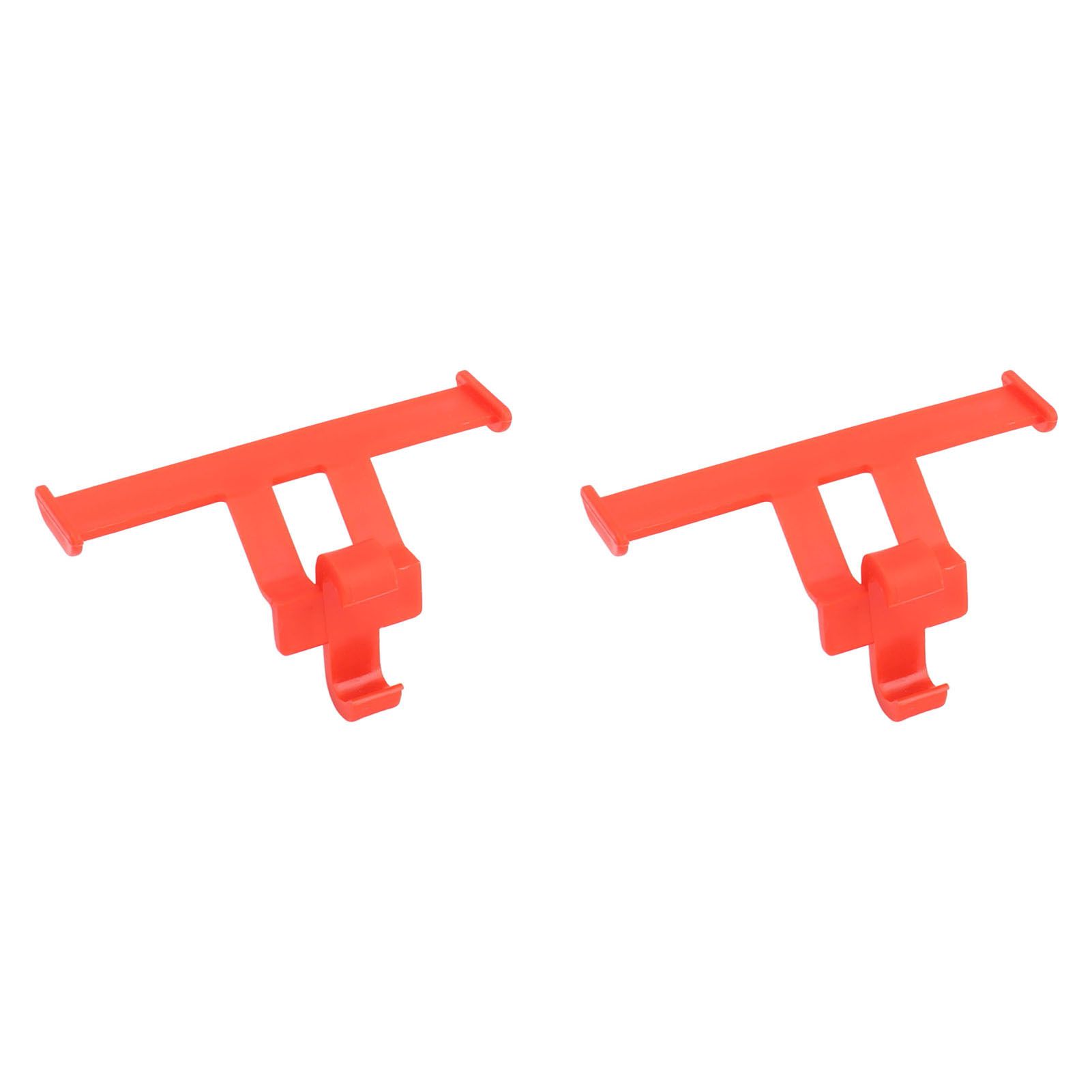 1 Pair Clogs Shoes Tail Wing Decor ABS Slippers Tail Fin Decoration Pendant Ornament Red - Image 8