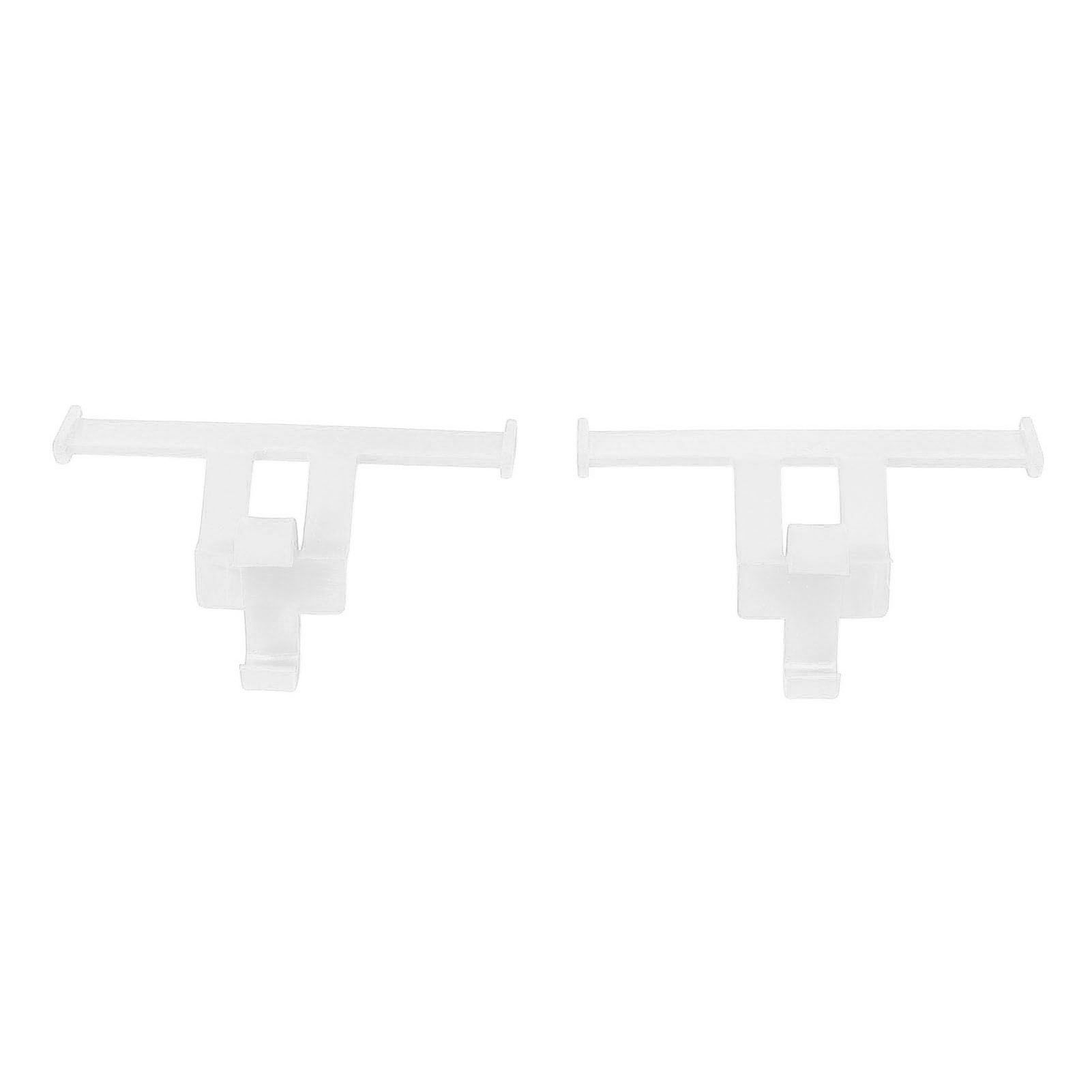 1 Pair Clogs Shoes Tail Wing Decor ABS Slippers Tail Fin Decoration Pendant Ornament White - Image 1