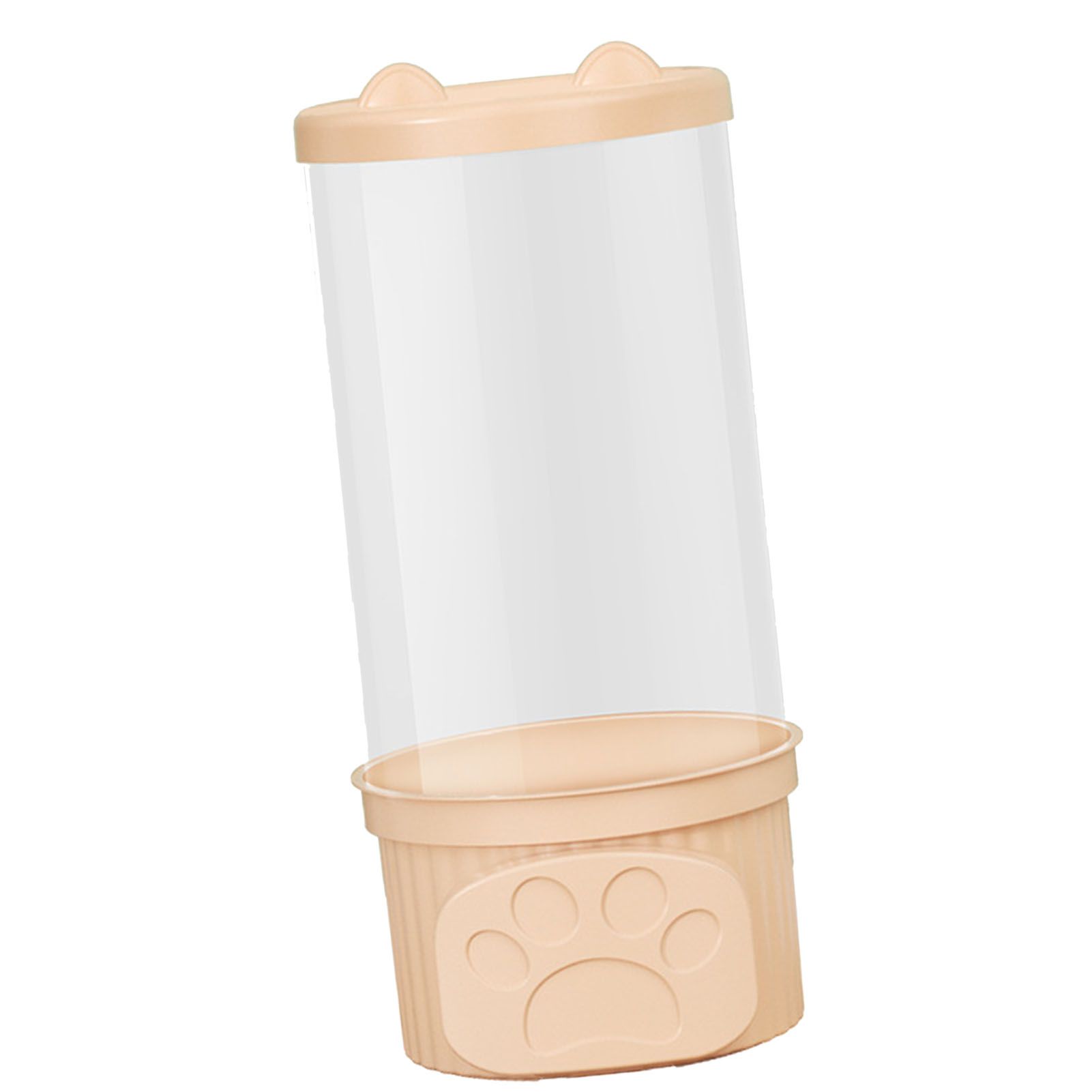 Toy Storage Container PET Transparent Cylinder Plush Toy Display Bucket with PP Lid for Home Organization Pink - Image 4