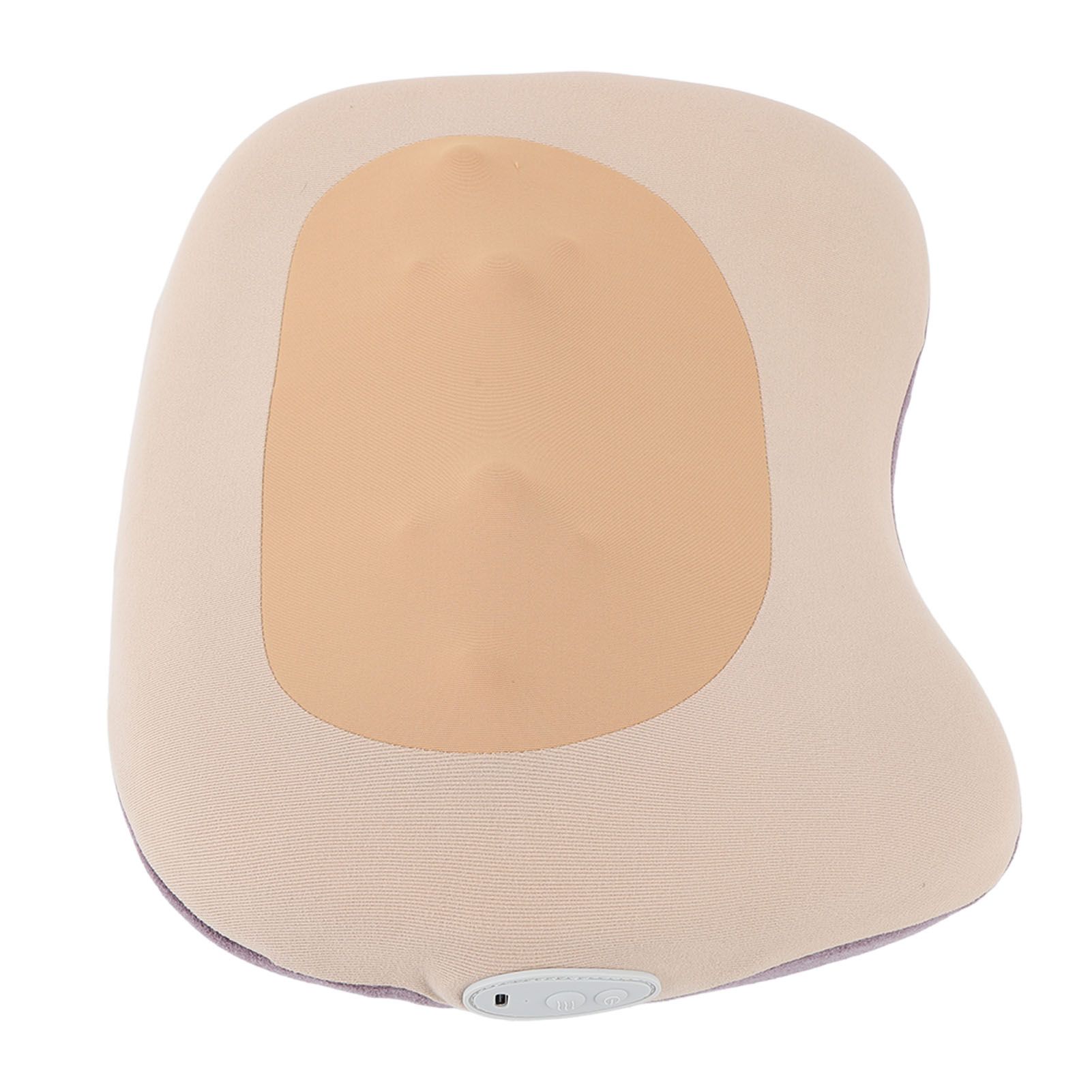 Yellow Back Pillow Massager Multifunctional Heart Shape Deep Tissue Massage Pillow Portable Electric Massage Pillow for Home Car Office - Image 6