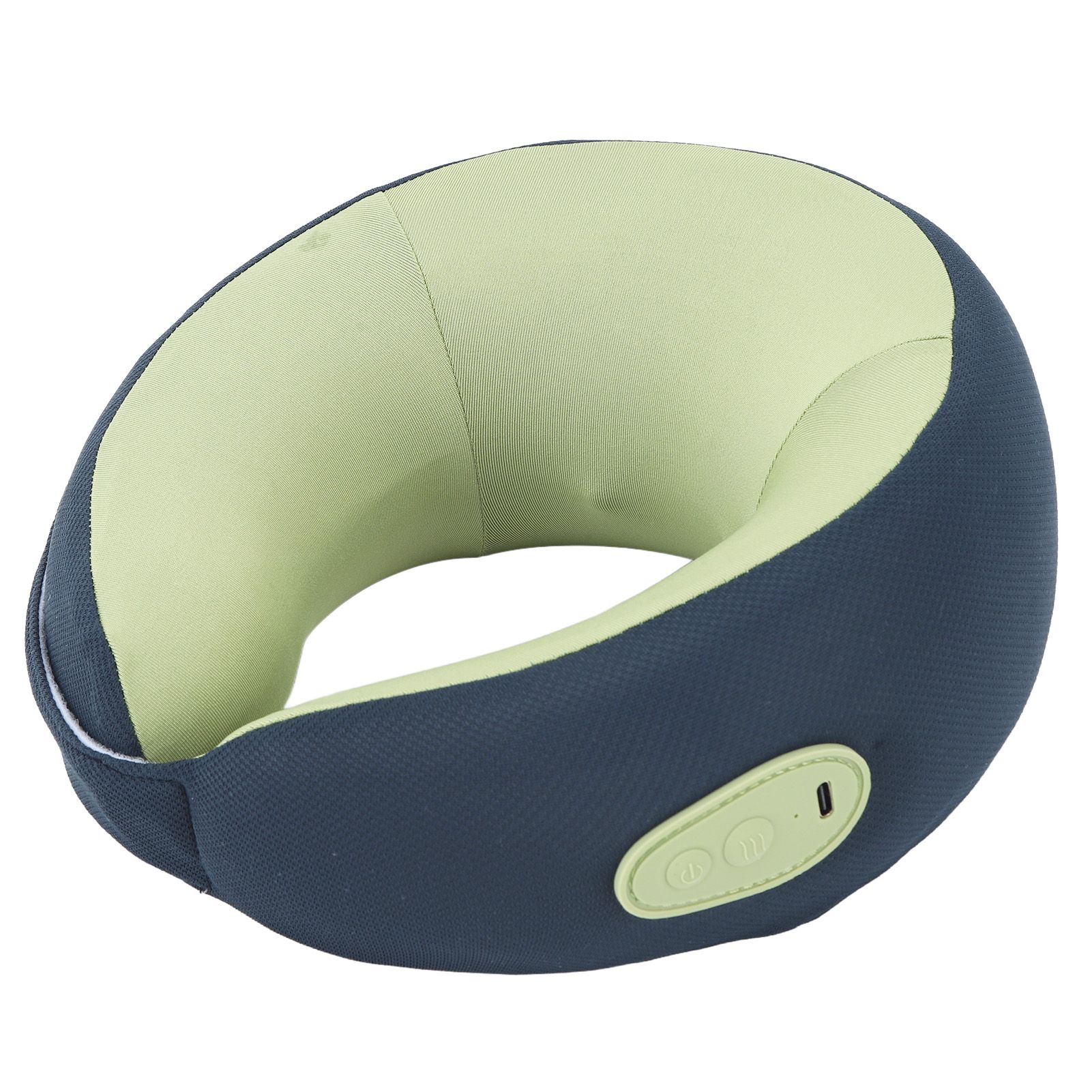 Back Neck Pillow Massager Hot Compress Cordless Massager Pillow Blue Green Electric Massage Pillow for Office Car Home - Image 3