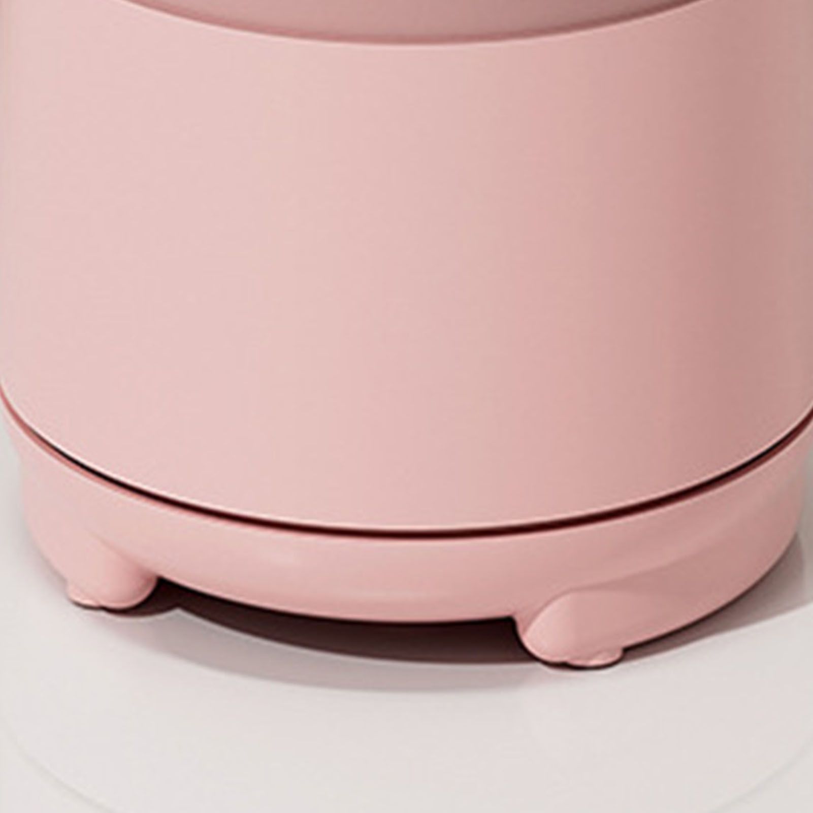 Makeup Brush Storage Container 360 Degree Rotating Dust Prevention Transparent Lid Large Capacity Makeup Brush Holder Pink - Image 8