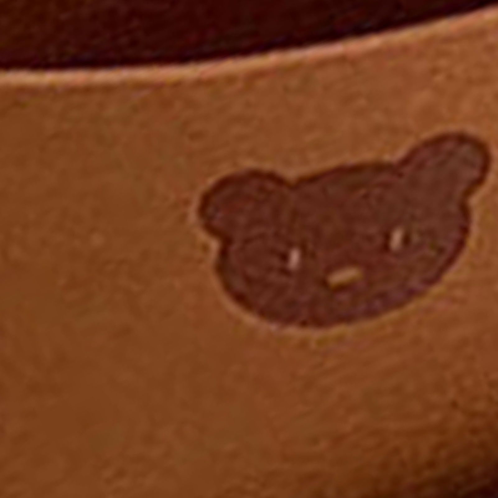 Felt Storage Basket with Handles Foldable Laundry Snacks Toys Clothes Bin for Home Desktop Bear Pattern Reddish Brown - Image 8