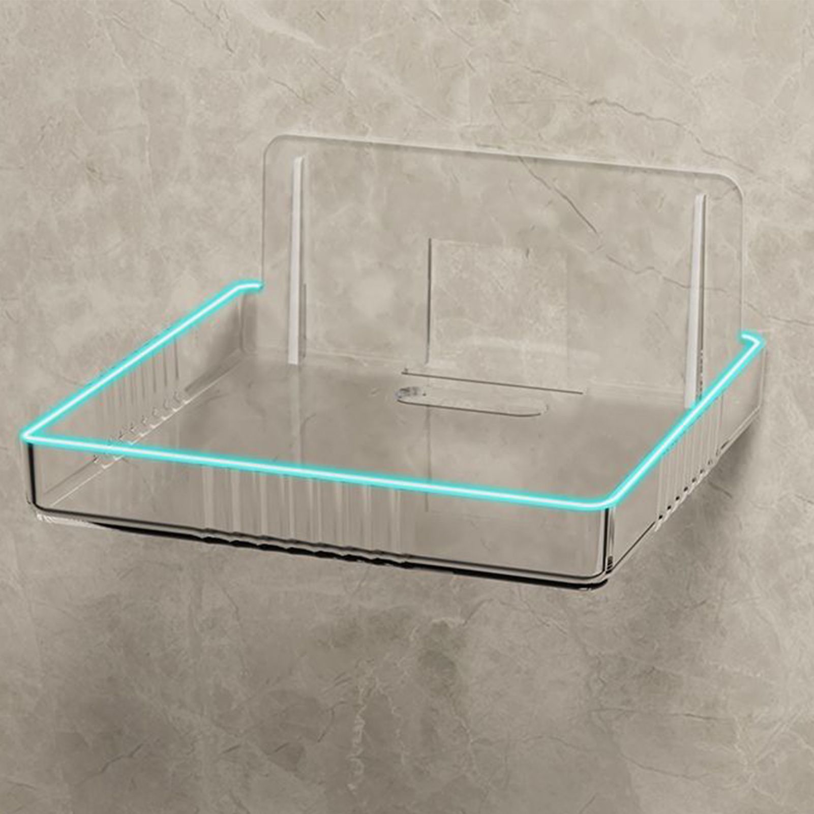 Floating Wall Shelves Multi Functional Aesthetic Practical Practical Space Saving Wall Mount Router Shelf for Kitchen Living Room - Image 6
