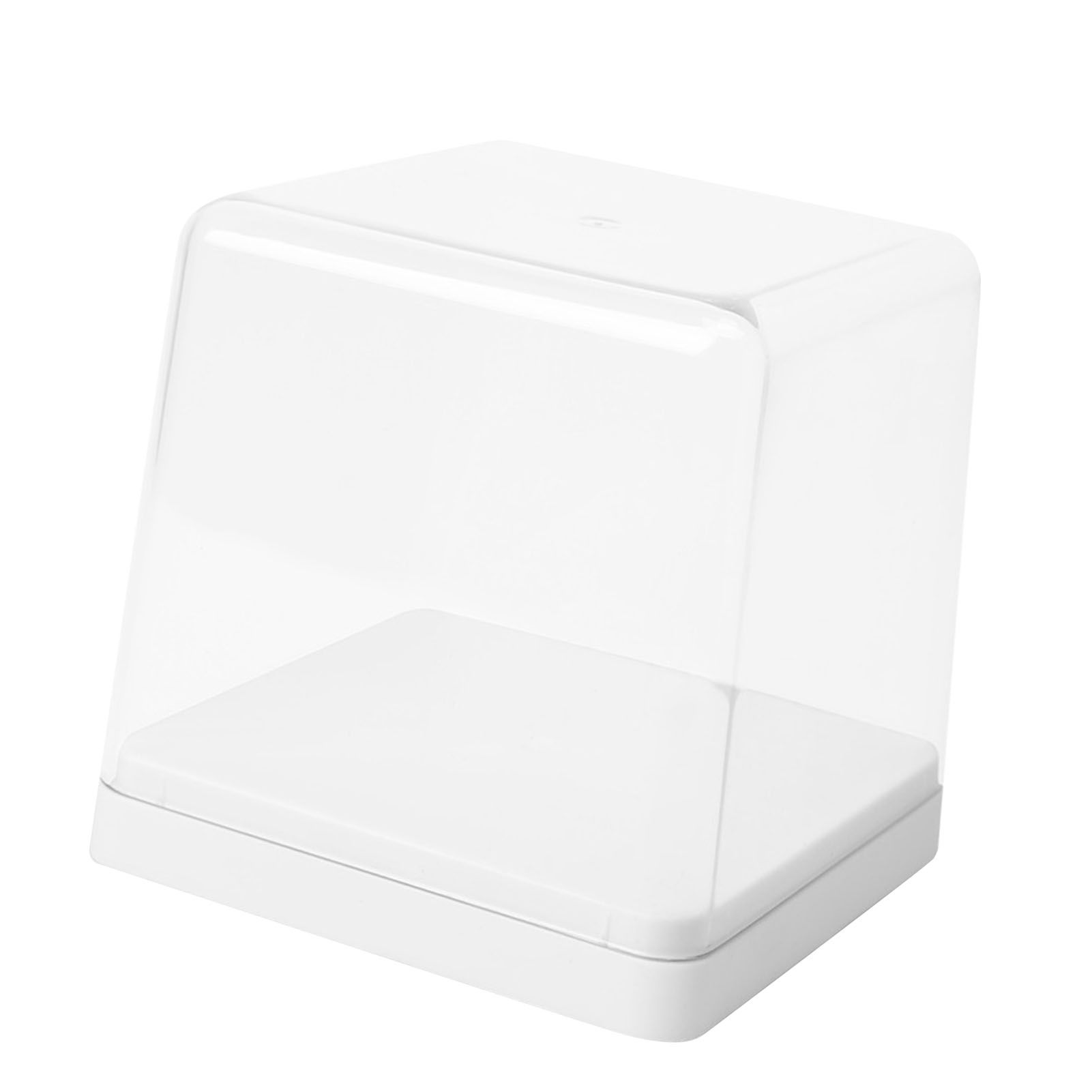 Figures Display Storage Case Transparent Cover Dustproof Stackable Figure Collection Box White - Image 2
