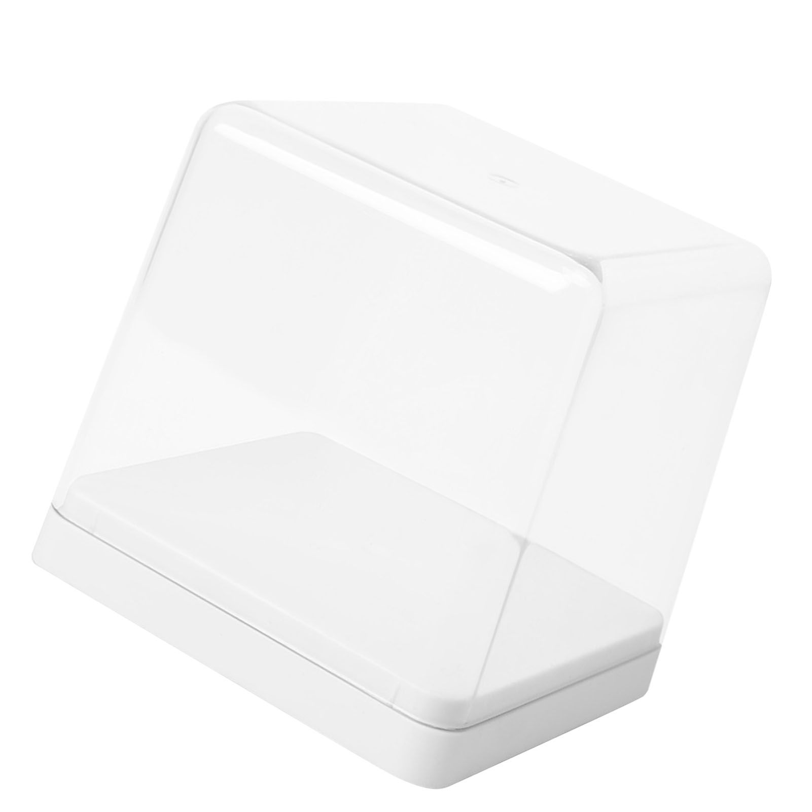Figures Display Storage Case Transparent Cover Dustproof Stackable Figure Collection Box White - Image 3