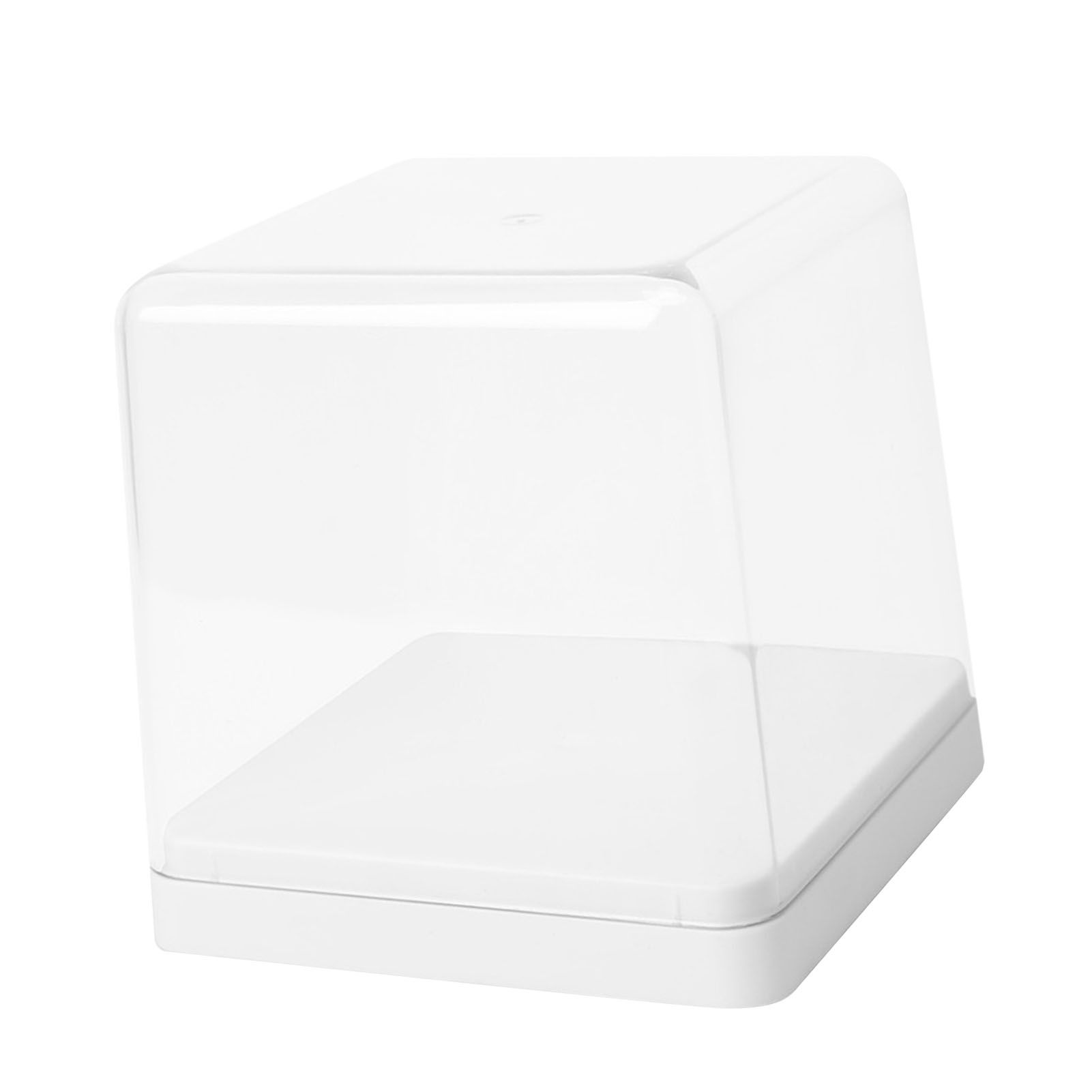 Figures Display Storage Case Transparent Cover Dustproof Stackable Figure Collection Box White - Image 5