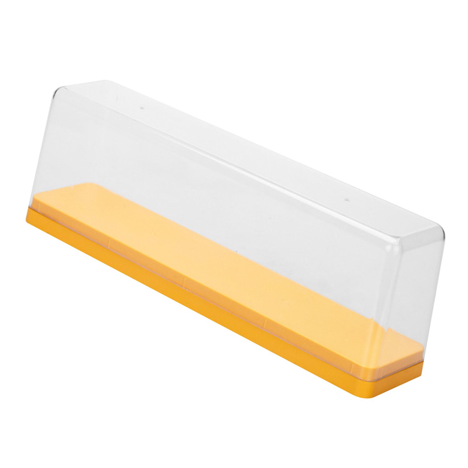 Action Figure Storage Box Dustproof Stackable Transparent Cartoon Figure Doll Display Case Yellow - Image 2