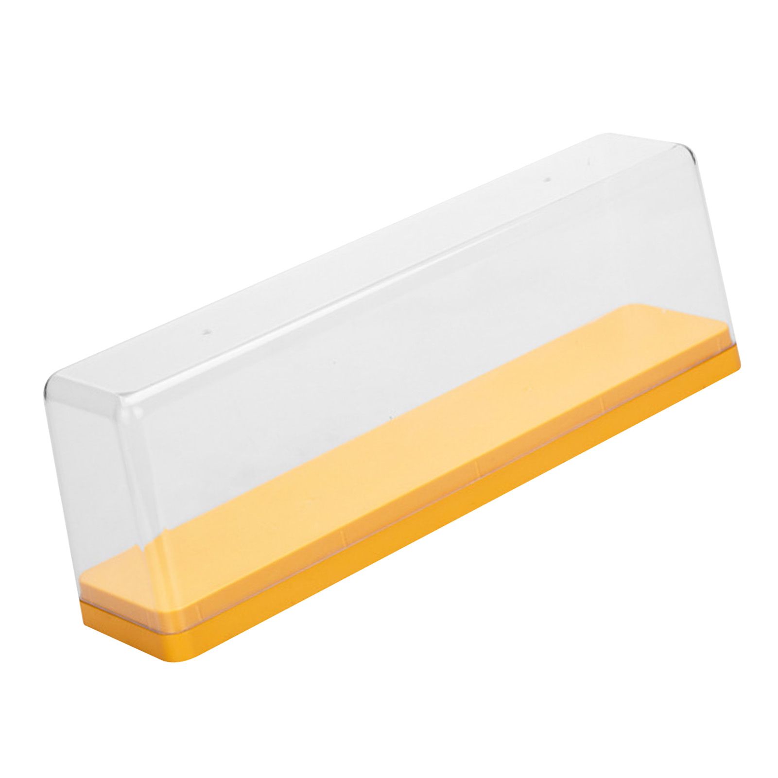 Action Figure Storage Box Dustproof Stackable Transparent Cartoon Figure Doll Display Case Yellow - Image 4