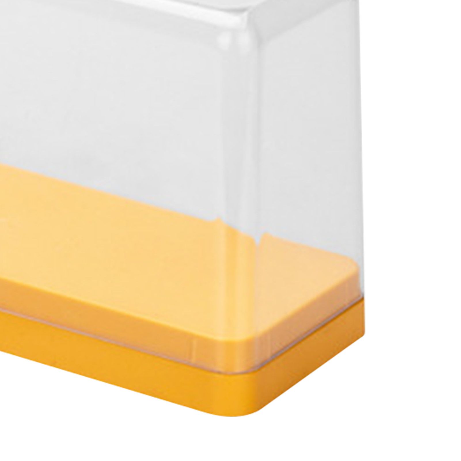 Action Figure Storage Box Dustproof Stackable Transparent Cartoon Figure Doll Display Case Yellow - Image 7