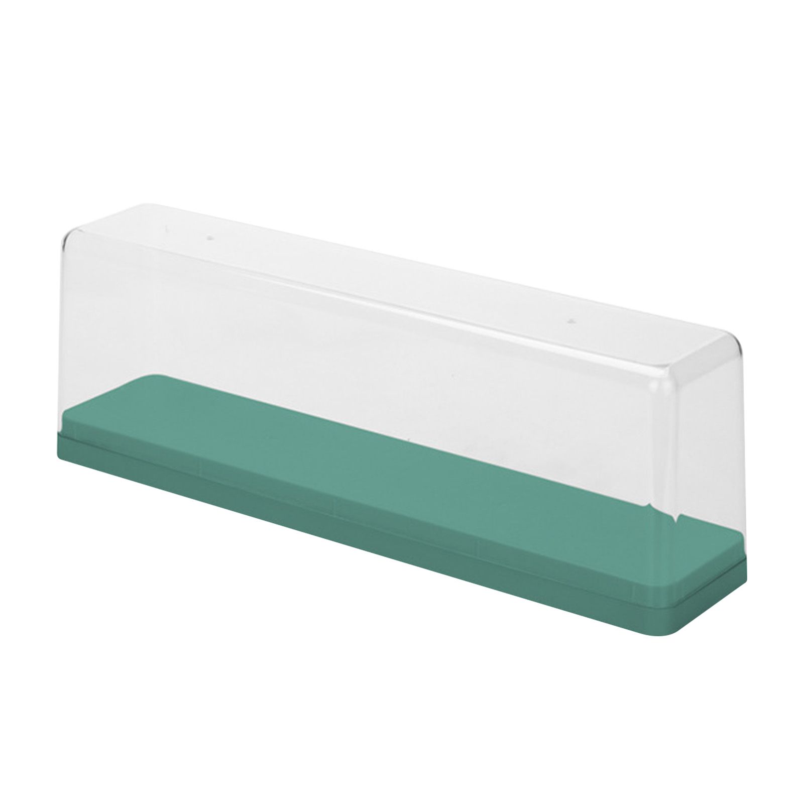 Action Figure Storage Box Dustproof Stackable Transparent Cartoon Figure Doll Display Case Green - Image 1