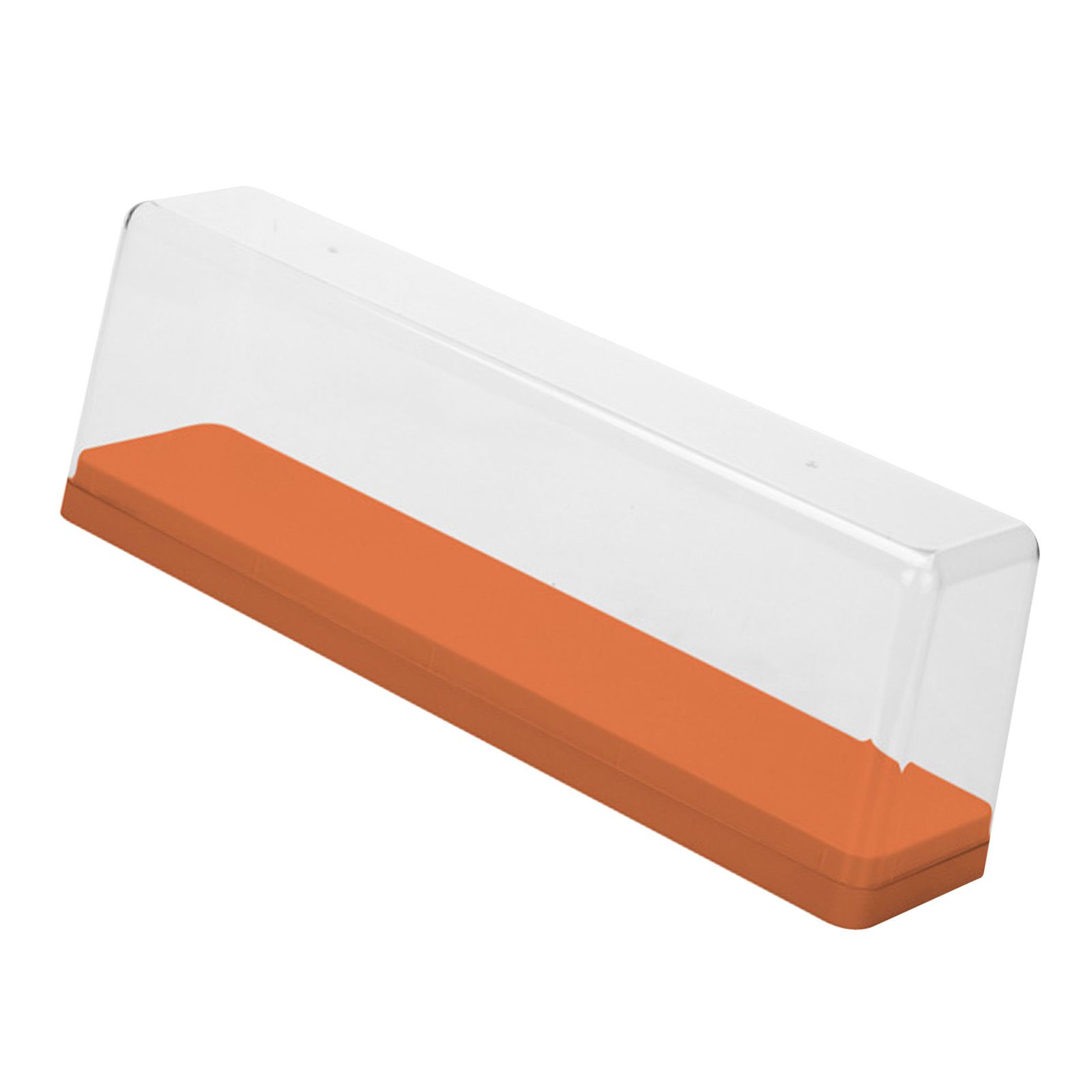 Action Figure Storage Box Dustproof Stackable Transparent Cartoon Figure Doll Display Case Orange - Image 2