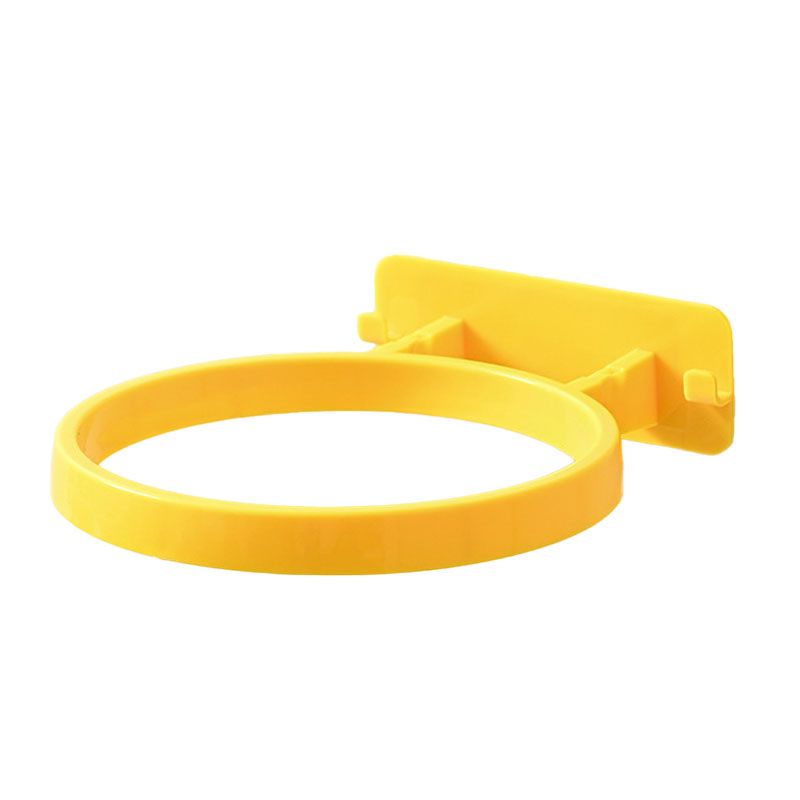 Soccer Ball Wall Mount Display Holder Plastic Football Storage Rack Basketball Supplies Yellow - Image 1