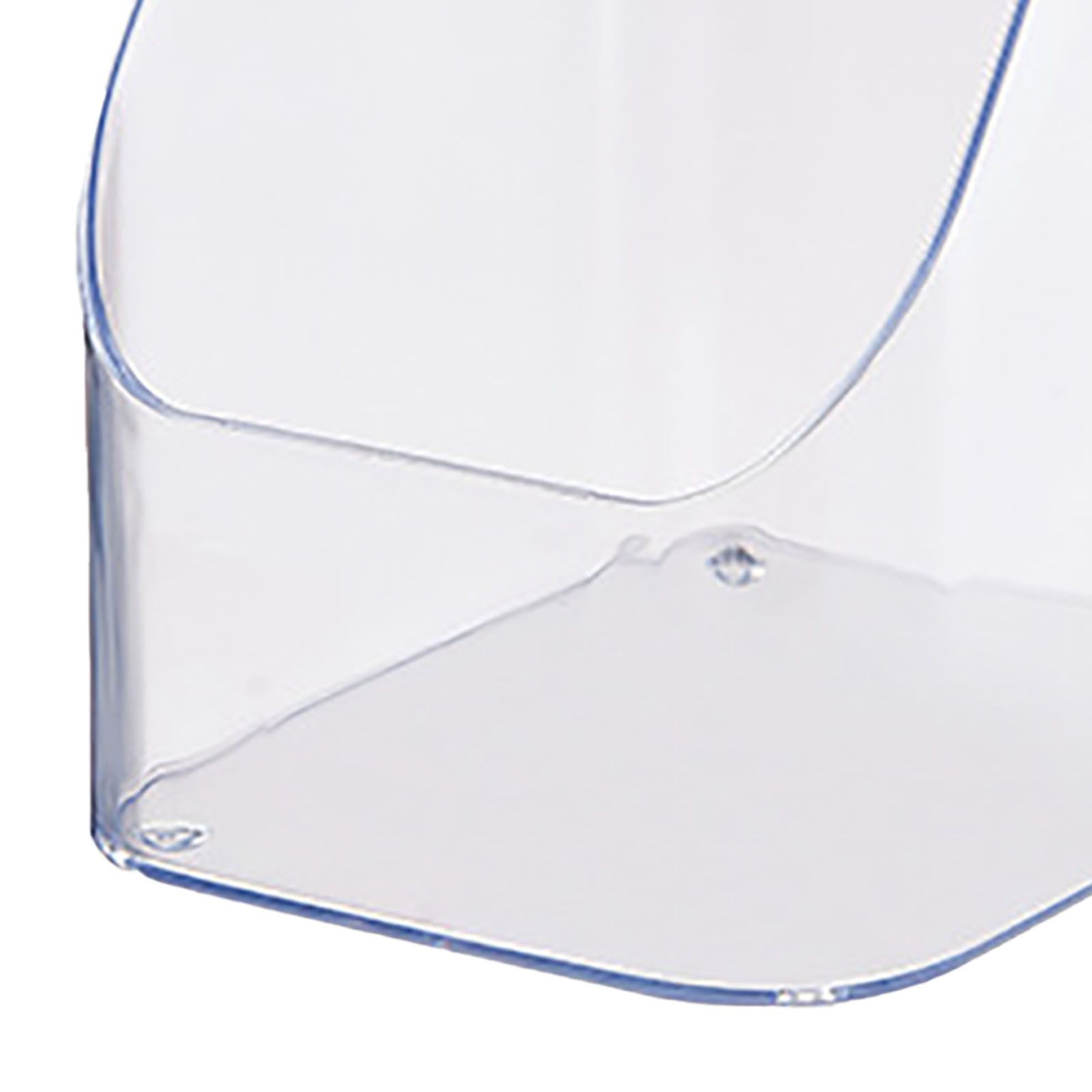 Desktop Storage Box Cosmetic Makeup Organizer Plastic Bathroom Storage Organizer Box Food Storage Bin Organizer Bevel Design Transparent - Image 8