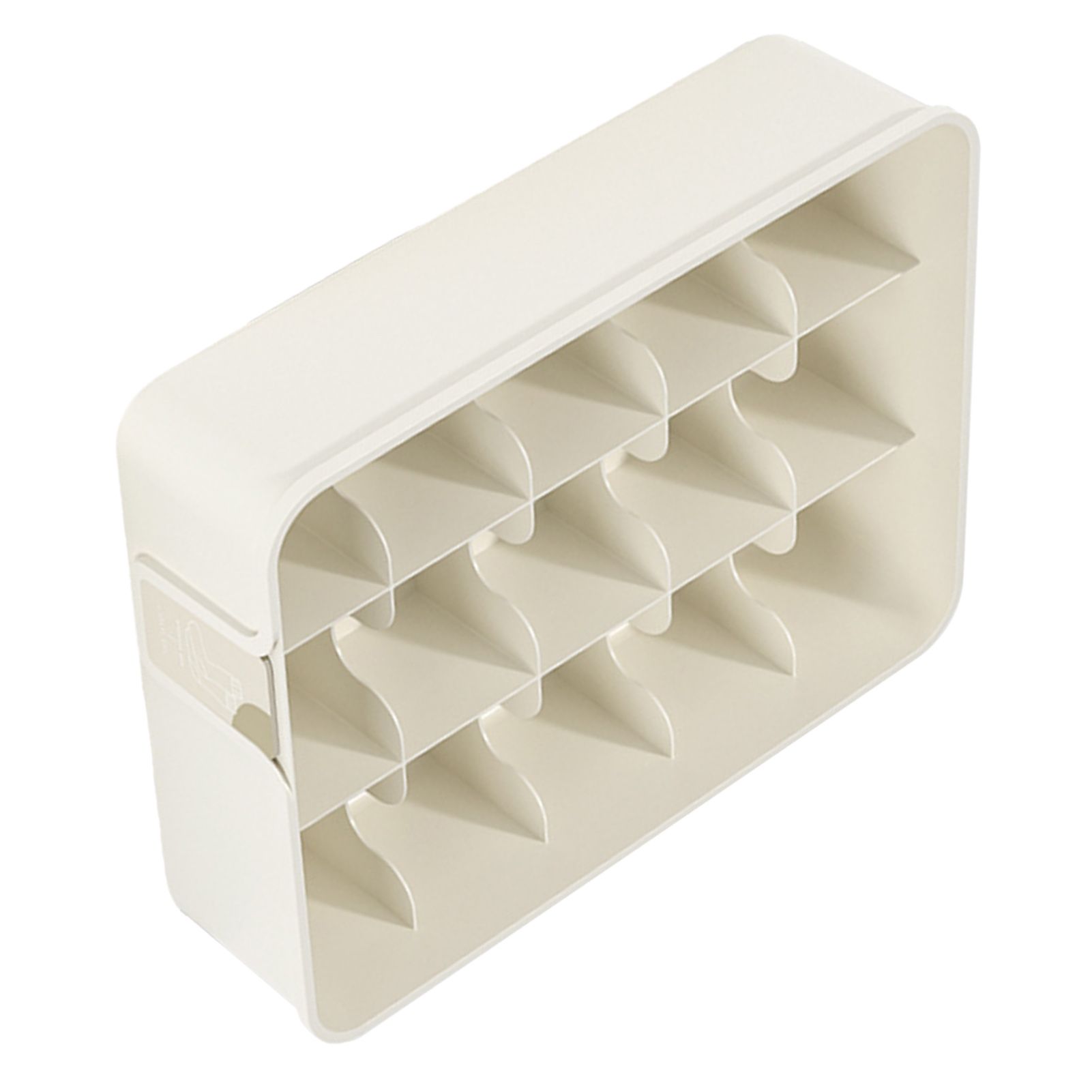 Sock Underwear Organizer Divider Plastic 15 Cell Closet Drawer Storage Box for Panty Ornament Ties White - Image 2