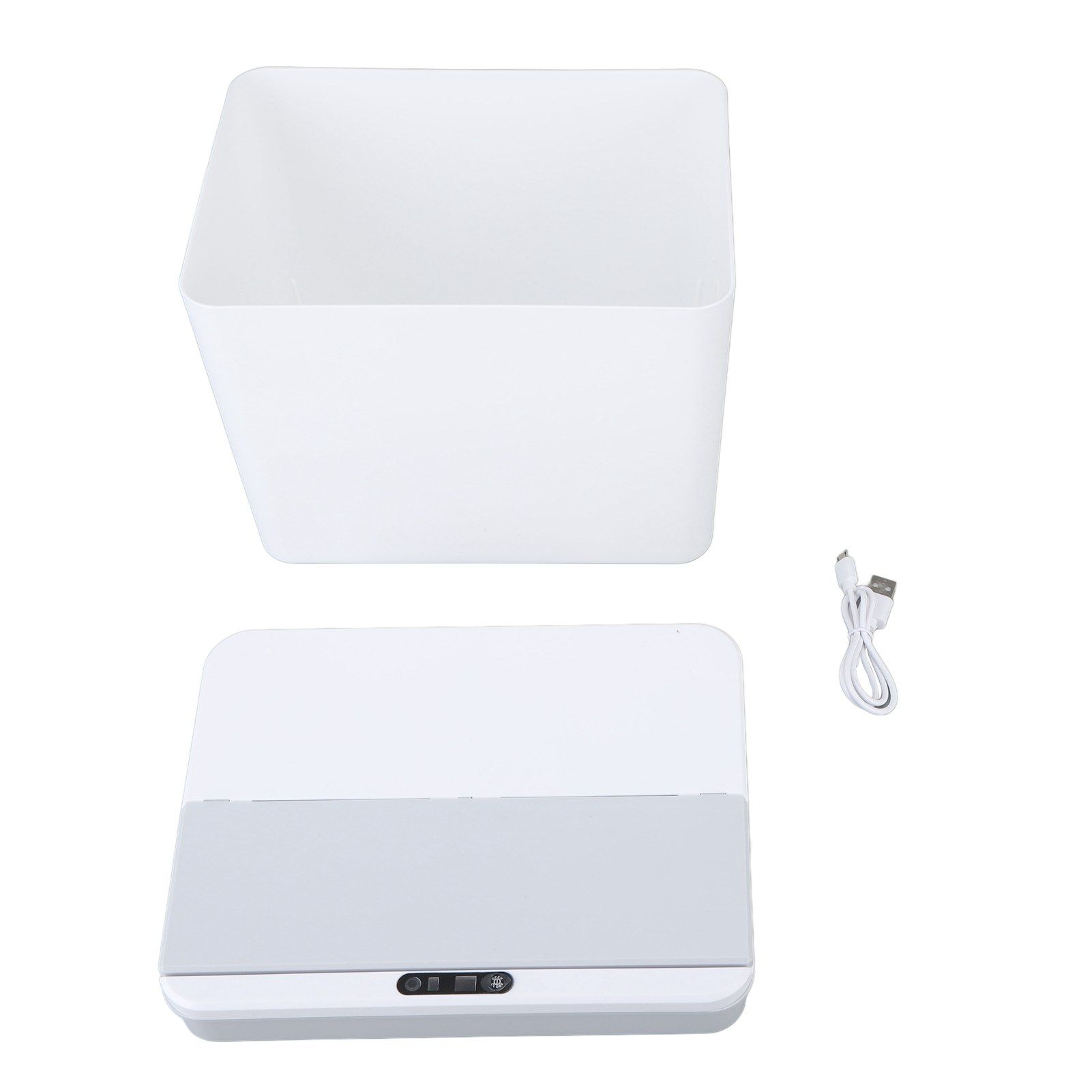 Smart Trash Can 8L Capacity Touchless USB Rechargeable Automatic Induction Electric Waste Bins for Bathroom Kitchen Living Room - Image 1