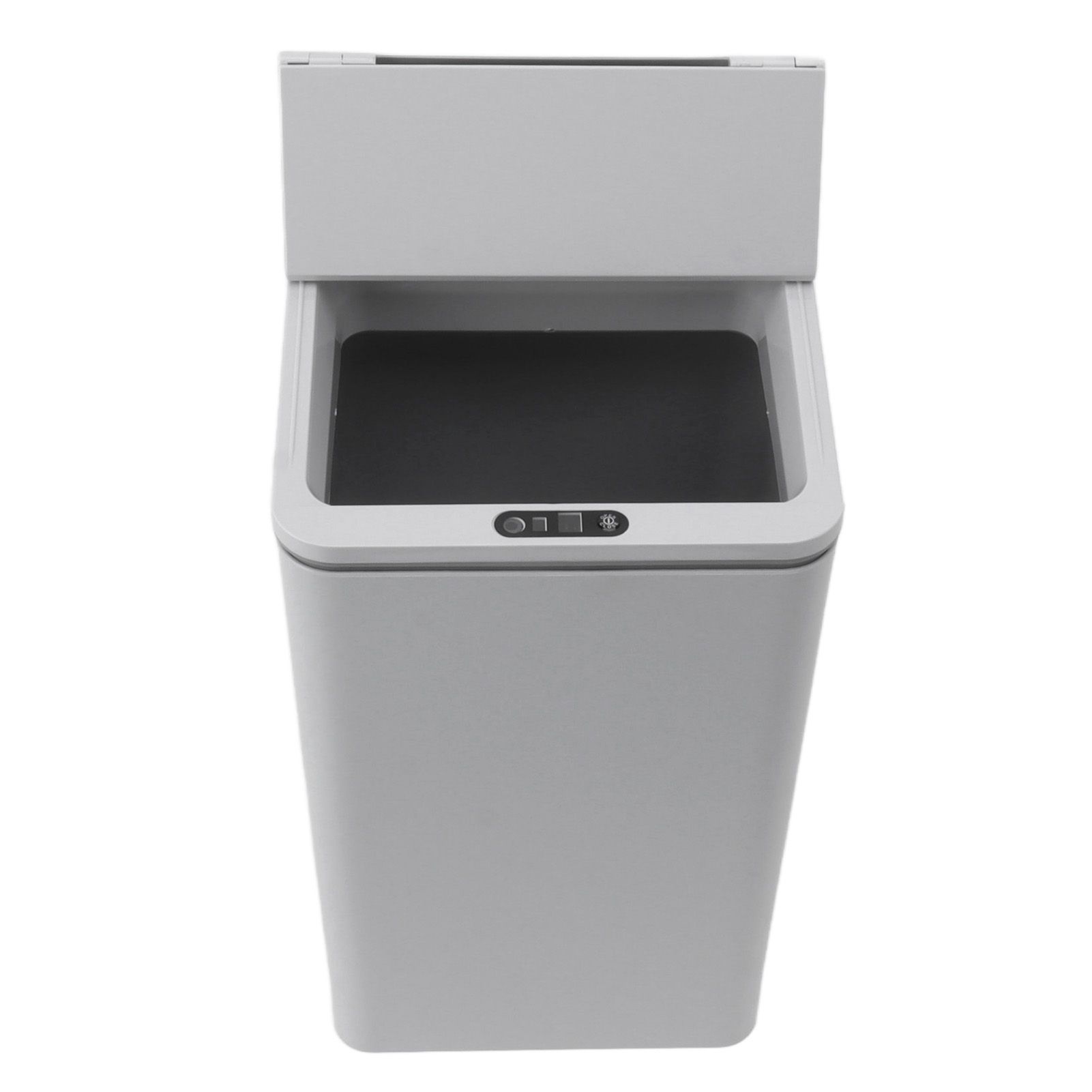 Desktop Sensor Trash Can USB Charging Foldable Lid 9L Intelligent Induction Garbage Bin for Bedroom Bathroom Office Grey - Image 3