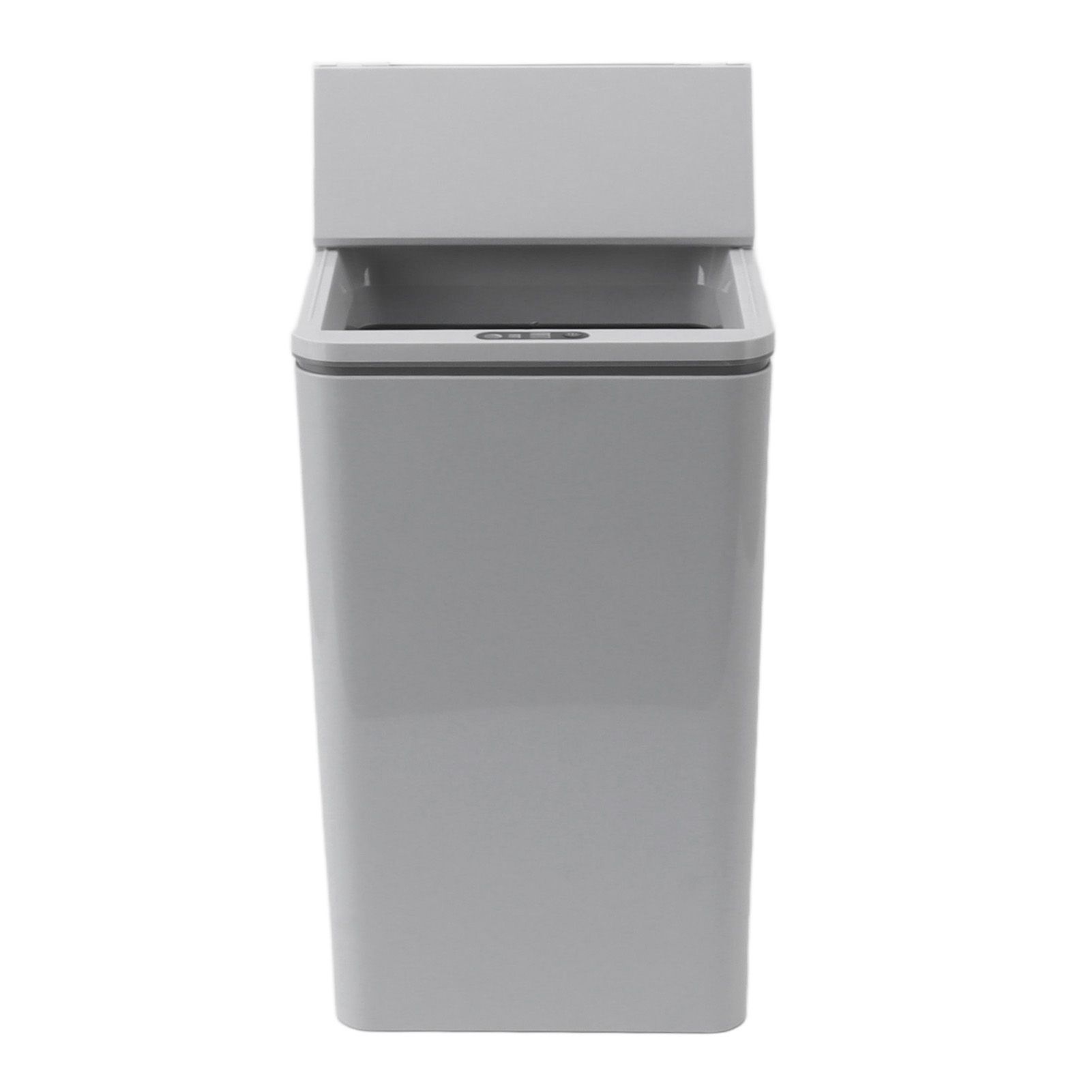 Desktop Sensor Trash Can USB Charging Foldable Lid 9L Intelligent Induction Garbage Bin for Bedroom Bathroom Office Grey - Image 4