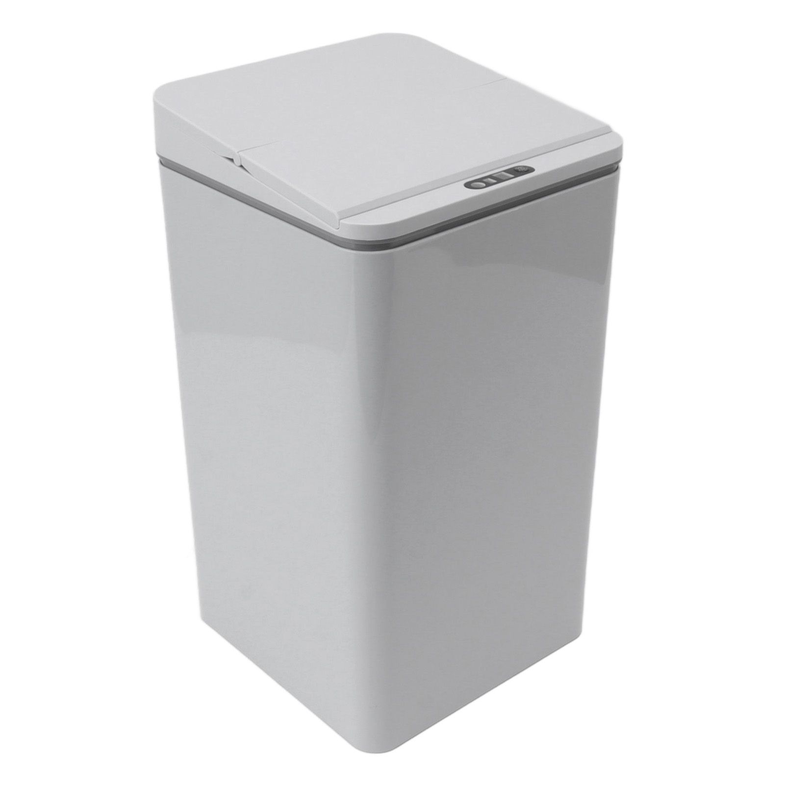 Desktop Sensor Trash Can USB Charging Foldable Lid 9L Intelligent Induction Garbage Bin for Bedroom Bathroom Office Grey - Image 6