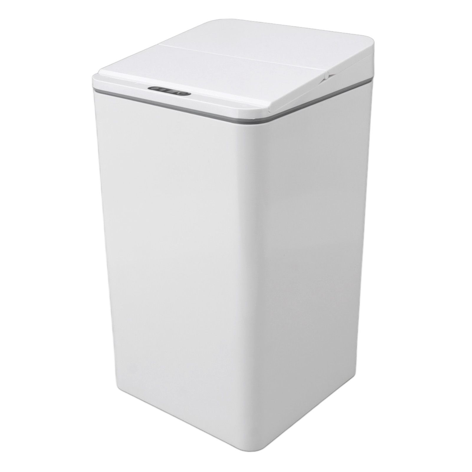 Desktop Sensor Trash Can USB Charging Foldable Lid 9L Intelligent Induction Garbage Bin for Bedroom Bathroom Office White - Image 7