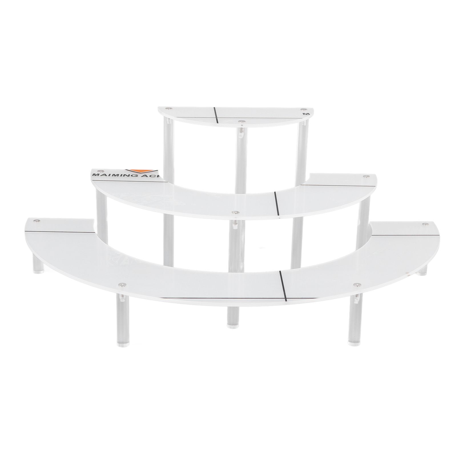 Acrylic Display Stand Transparent 3 Tiered Product Food Dessert Stand Round Display Riser Detachable Display Shelf for Home Restaurant Office Store - Image 1