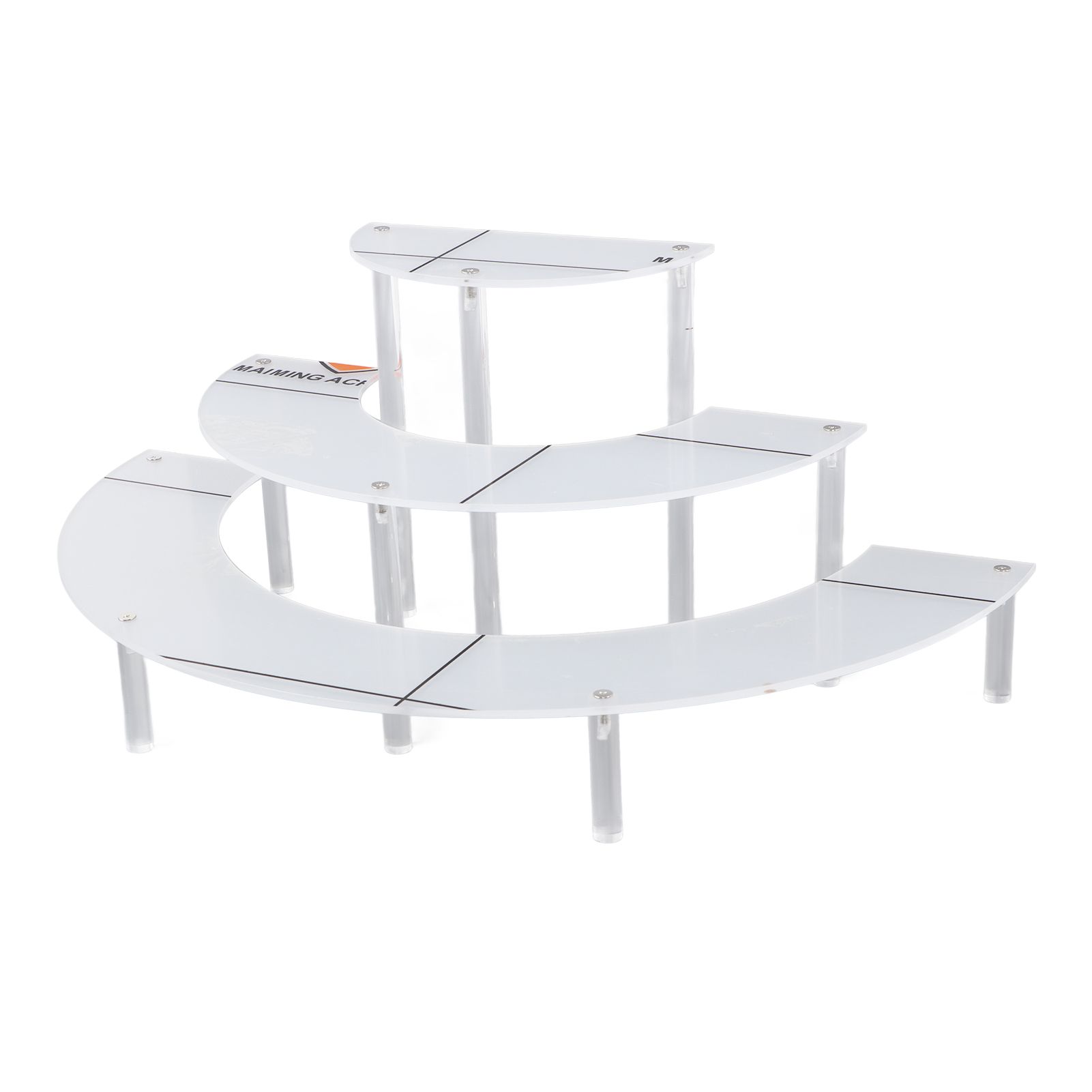 Acrylic Display Stand Transparent 3 Tiered Product Food Dessert Stand Round Display Riser Detachable Display Shelf for Home Restaurant Office Store - Image 4