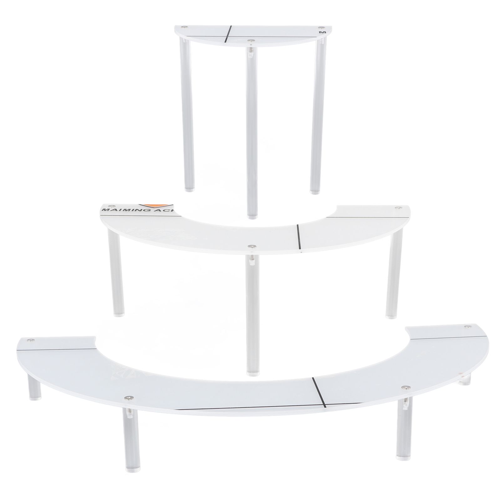 Acrylic Display Stand Transparent 3 Tiered Product Food Dessert Stand Round Display Riser Detachable Display Shelf for Home Restaurant Office Store - Image 7