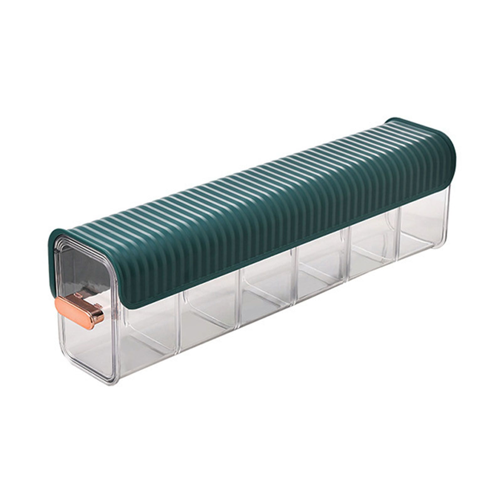 Wall Underwear Organizer Detachable Dustproof Moistureproof Wall Mount Drawer Organizer for Bedroom Home Blackish Green - Image 1