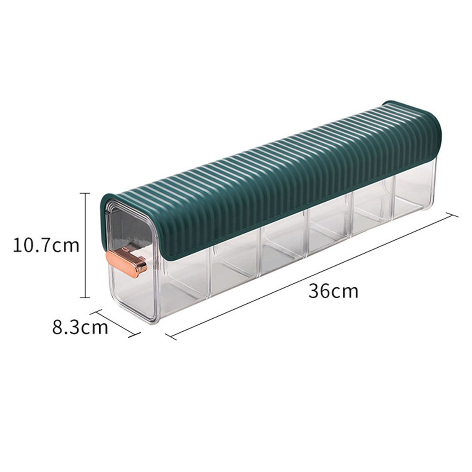 Wall Underwear Organizer Detachable Dustproof Moistureproof Wall Mount Drawer Organizer for Bedroom Home Blackish Green - Image 7