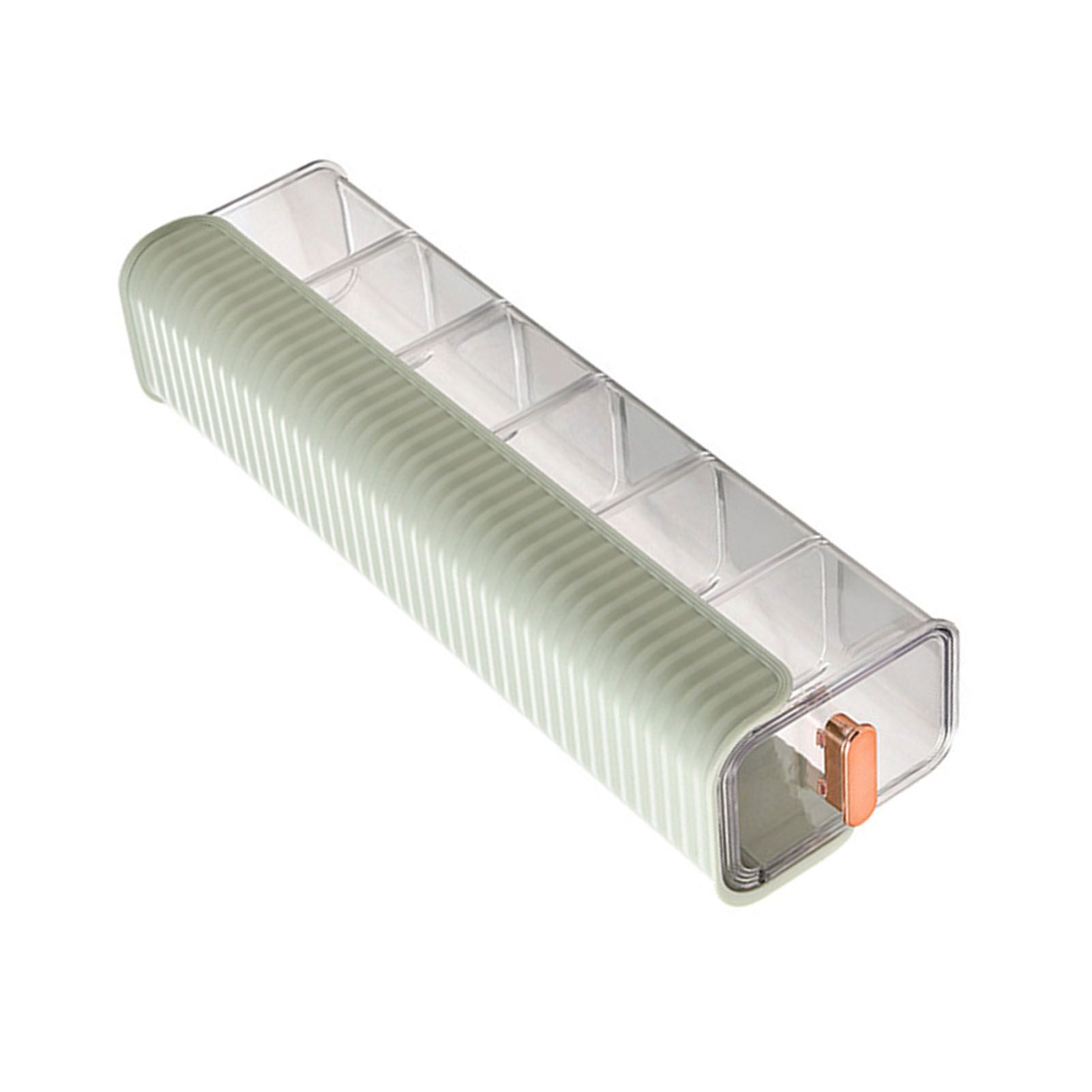 Wall Underwear Organizer Detachable Dustproof Moistureproof Wall Mount Drawer Organizer for Bedroom Home Light Green - Image 3