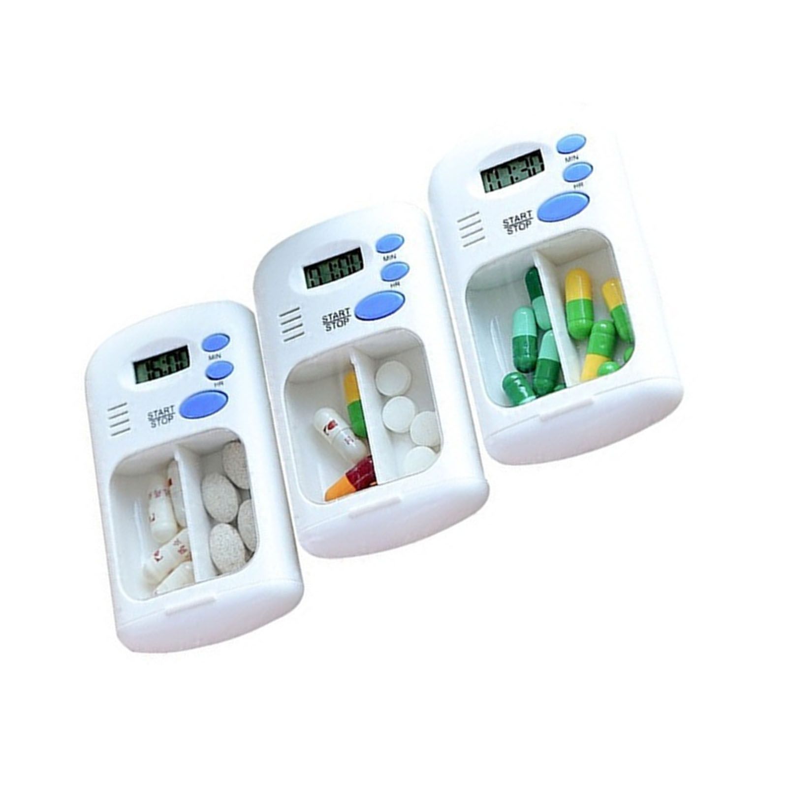 Mini Digital Medicine Organizer with Electric Alarm Portable Medicine Storage Box for Office Or Travel - Image 3