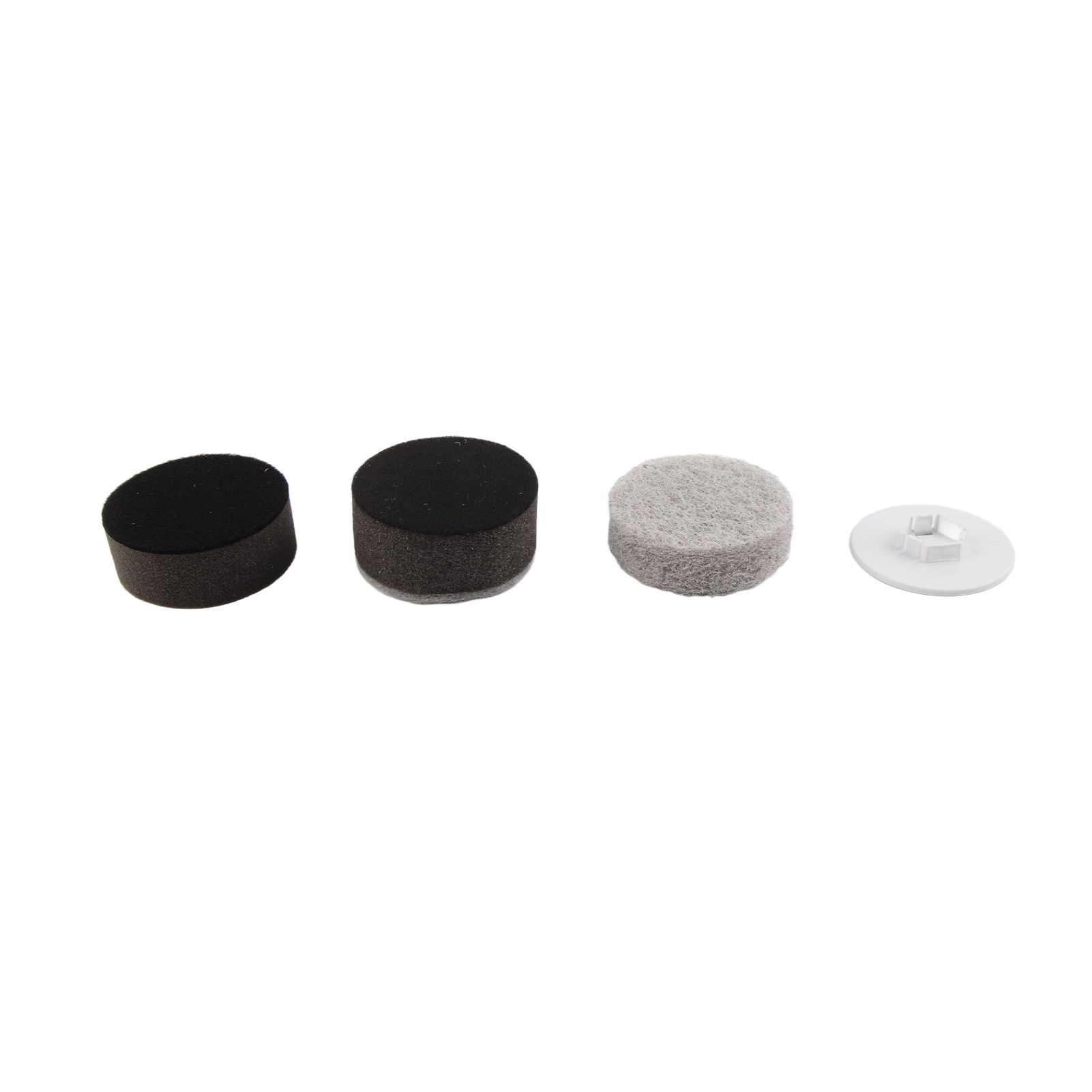 3PCS Electric Spin Scrubber Head Cordless Cleaning Scrubber Brush Head for Replacement Coarse Fiber , Sponge, Cleaning Cloth, Base - Image 1
