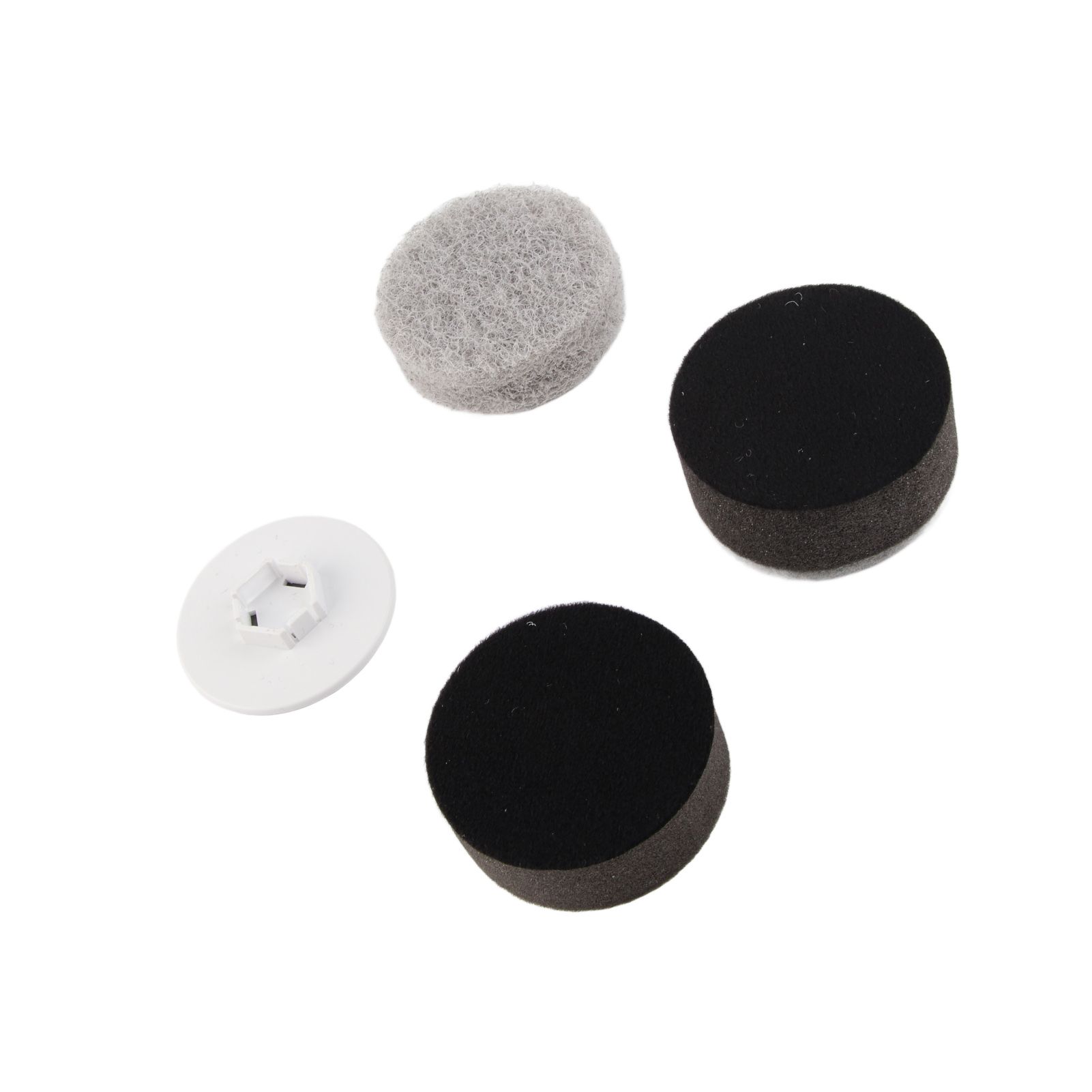 3PCS Electric Spin Scrubber Head Cordless Cleaning Scrubber Brush Head for Replacement Coarse Fiber , Sponge, Cleaning Cloth, Base - Image 3