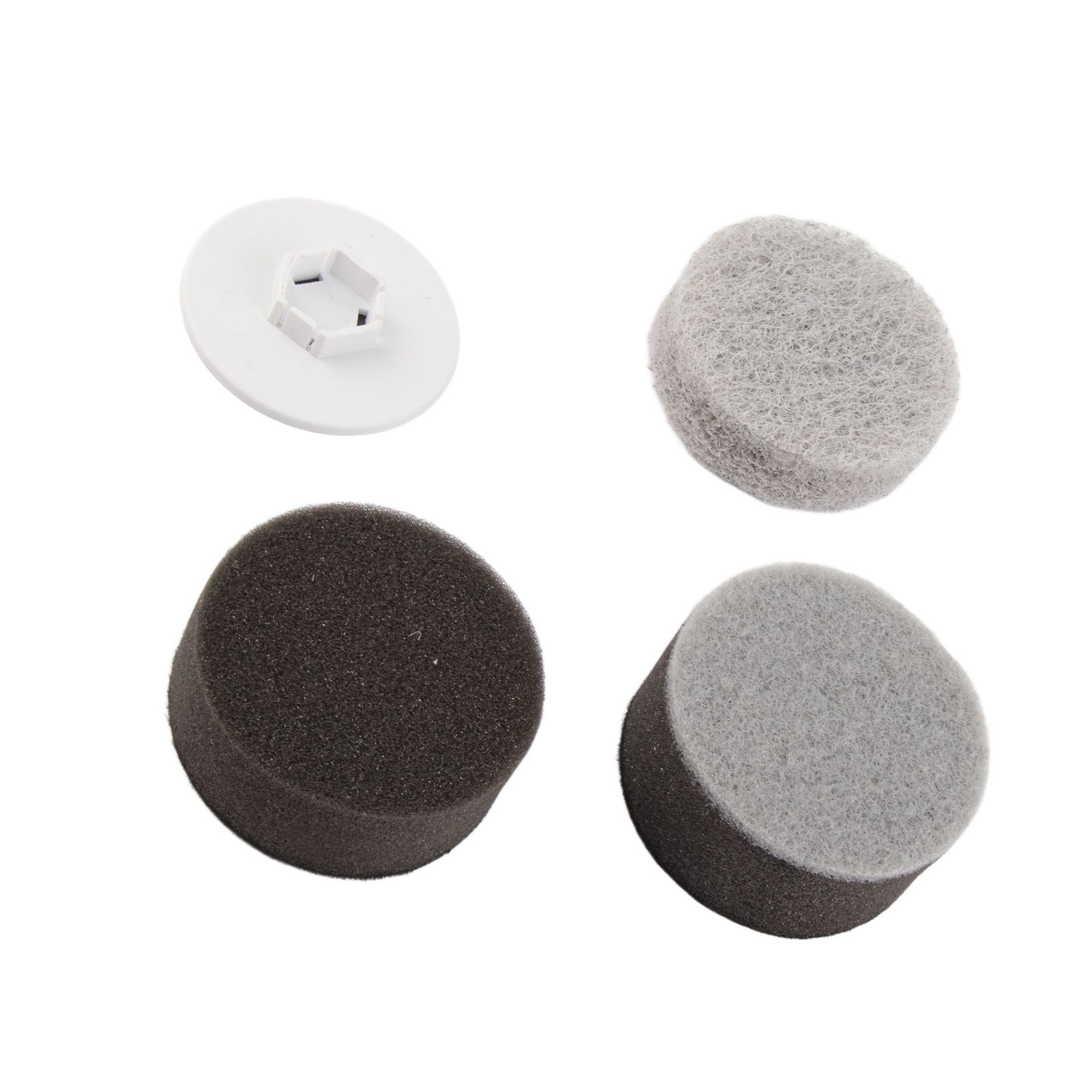 3PCS Electric Spin Scrubber Head Cordless Cleaning Scrubber Brush Head for Replacement Coarse Fiber , Sponge, Cleaning Cloth, Base - Image 4