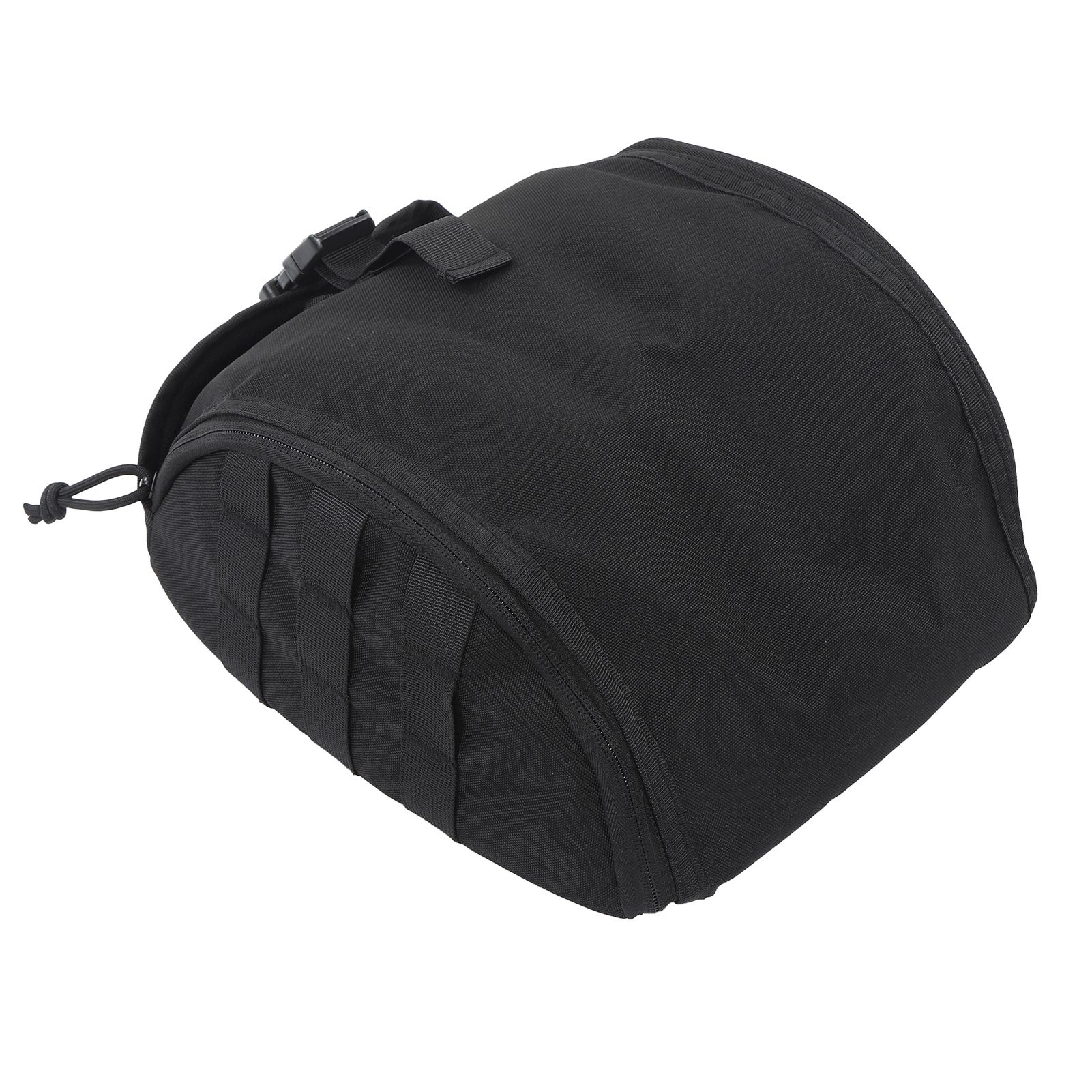 Camping Helmet Bag Canvas Scratch Prevention Adjustable Helmet Storage Bag For Hard Hats Helmet Black - Image 5