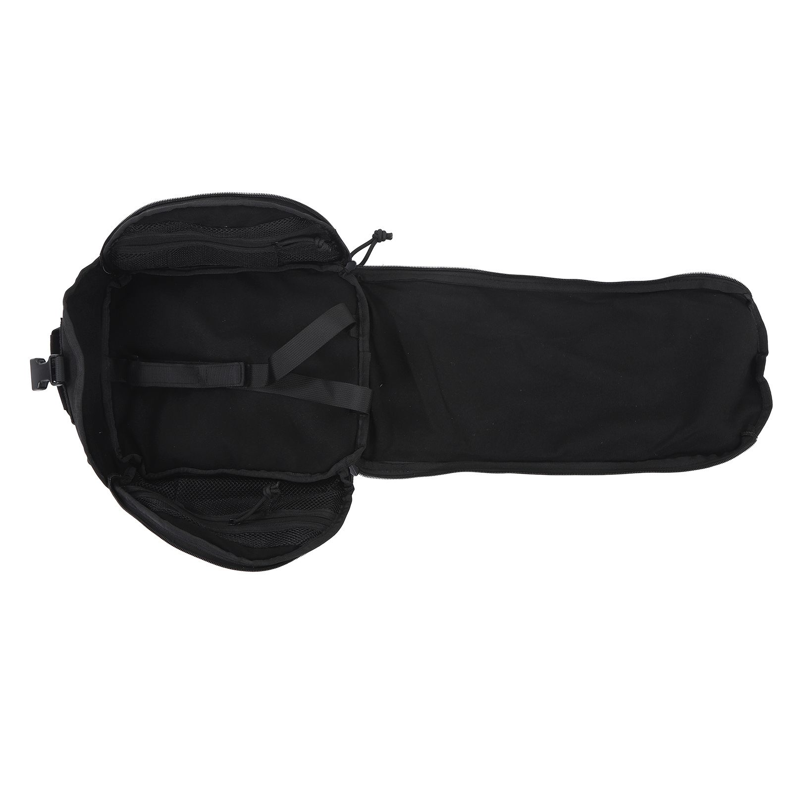 Camping Helmet Bag Canvas Scratch Prevention Adjustable Helmet Storage Bag For Hard Hats Helmet Black - Image 6
